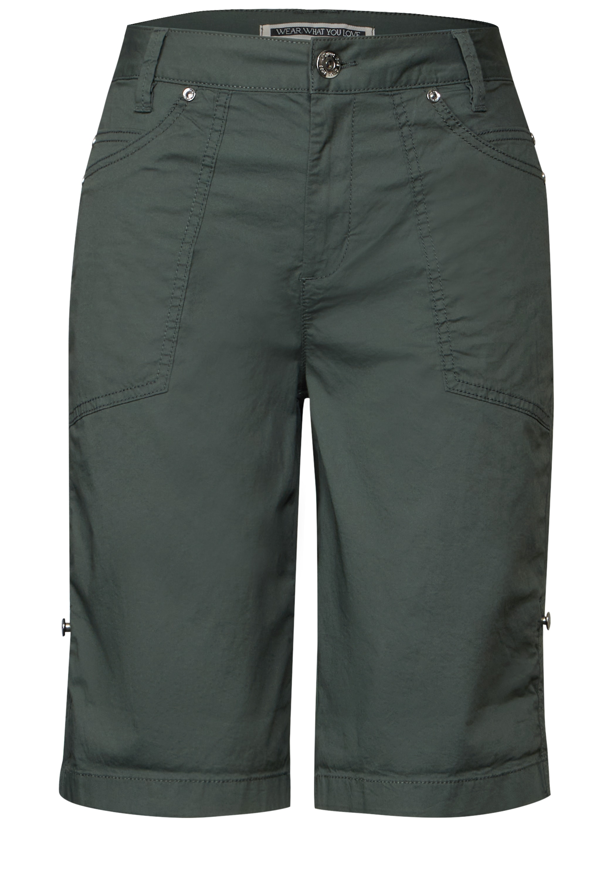 STREET ONE Bermudas, mit Turn-Up Funktion