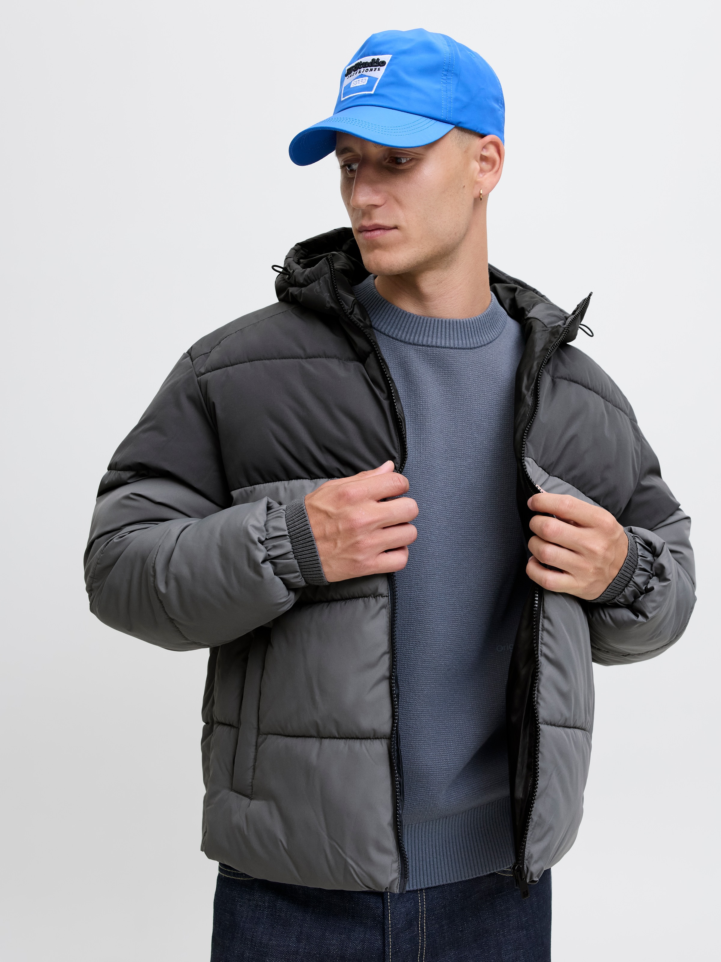Jack & Jones Steppjacke "JJMAZE PUFFER HOOD" mit Kapuze günstig online kaufen