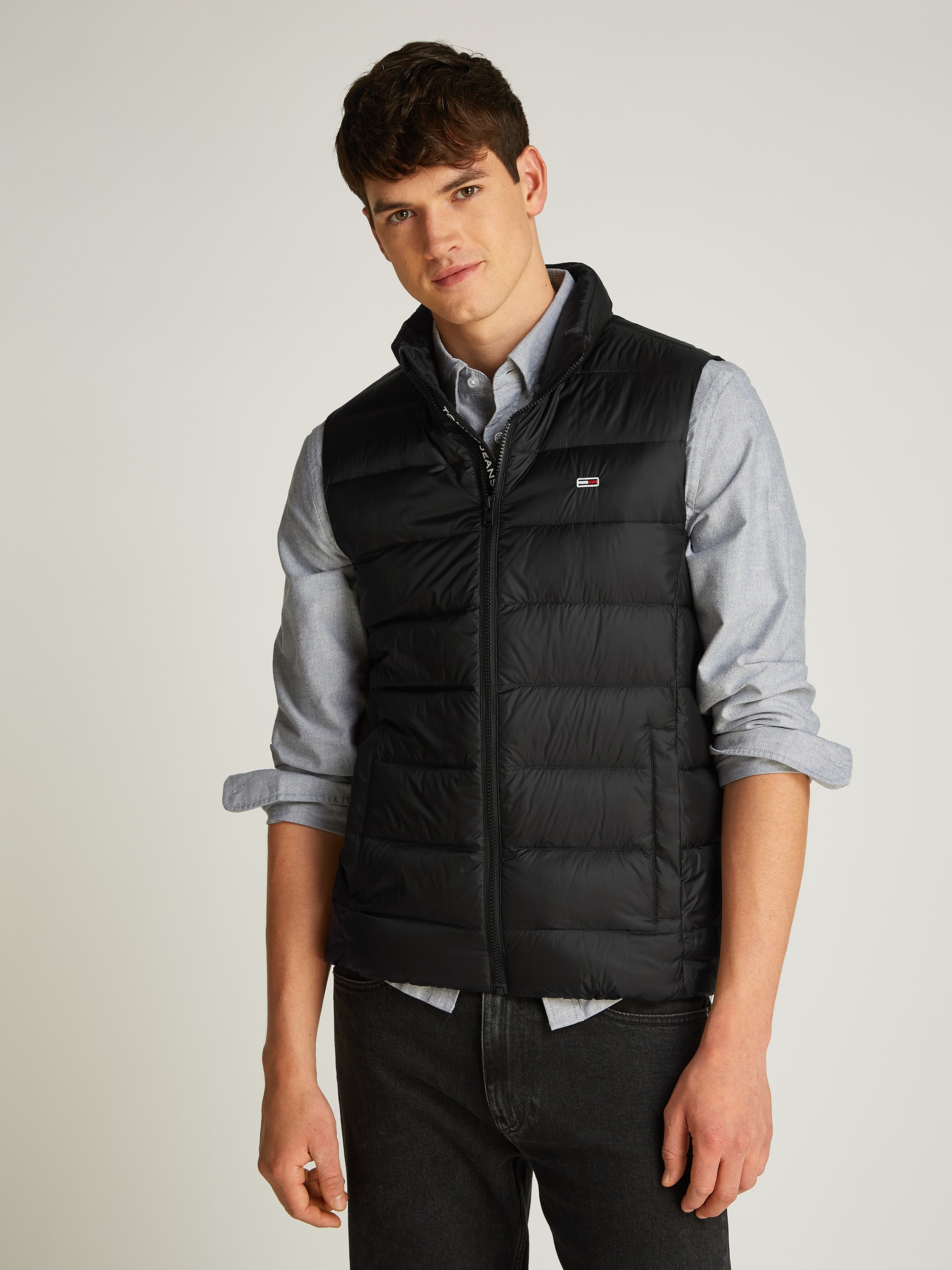 Tommy Jeans Steppweste "TJM LT DOWN VEST EXT", mit Daunenwattierung