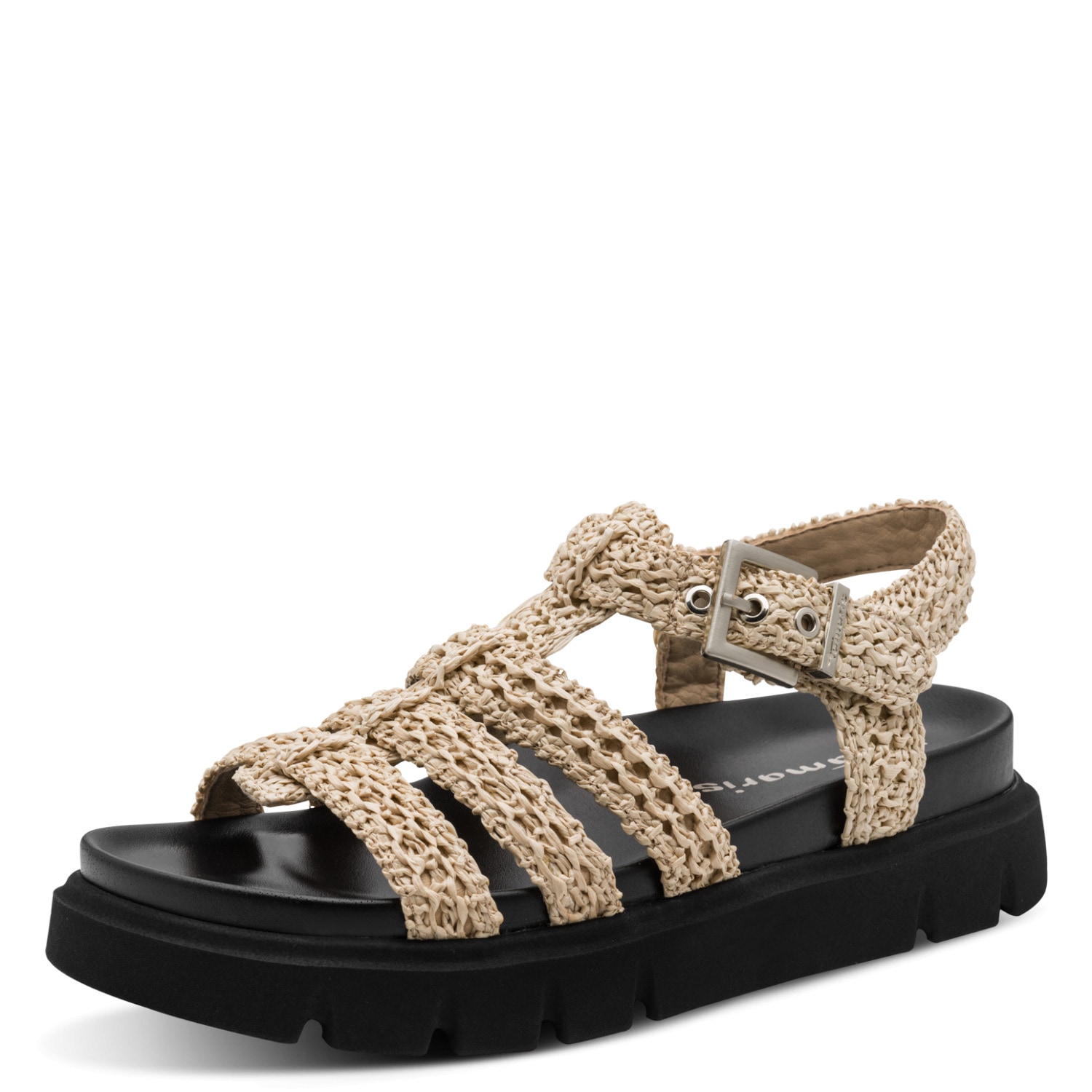 Tamaris Riemchensandale Sommerschuh, Römersandalette in veganer Verarbeitung
