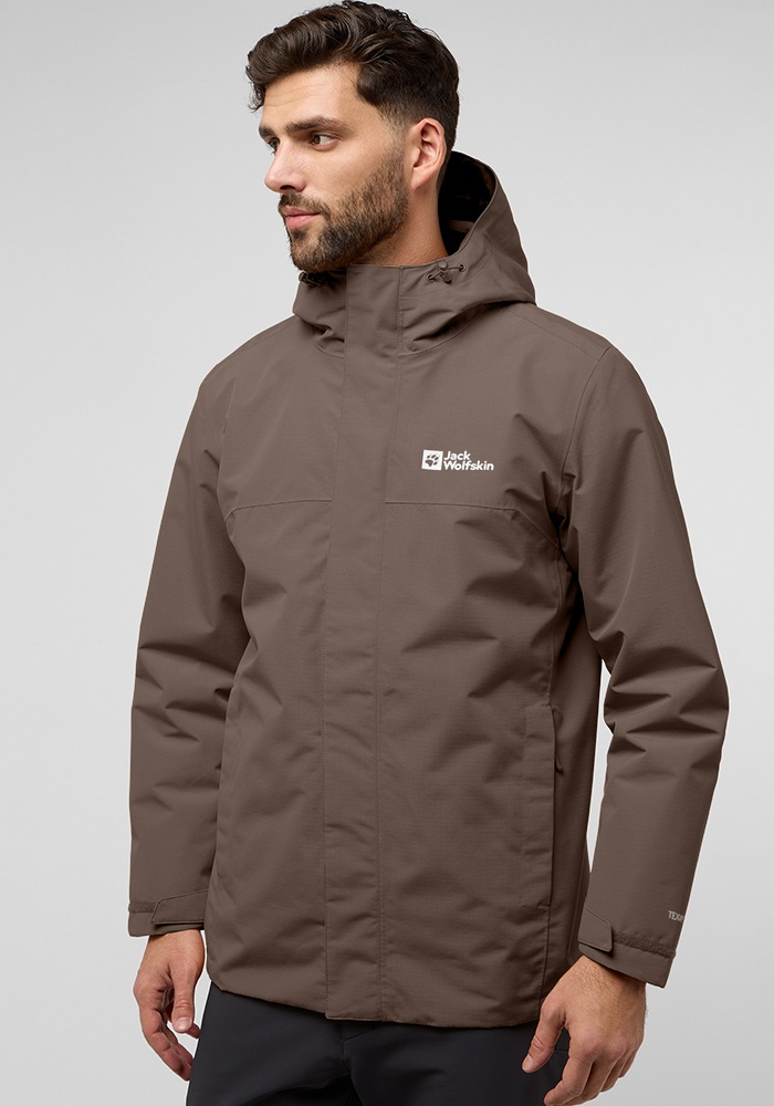 Jack Wolfskin 3-in-1-Funktionsjacke "ALTENBERG 3IN1 JKT M", mit Kapuze