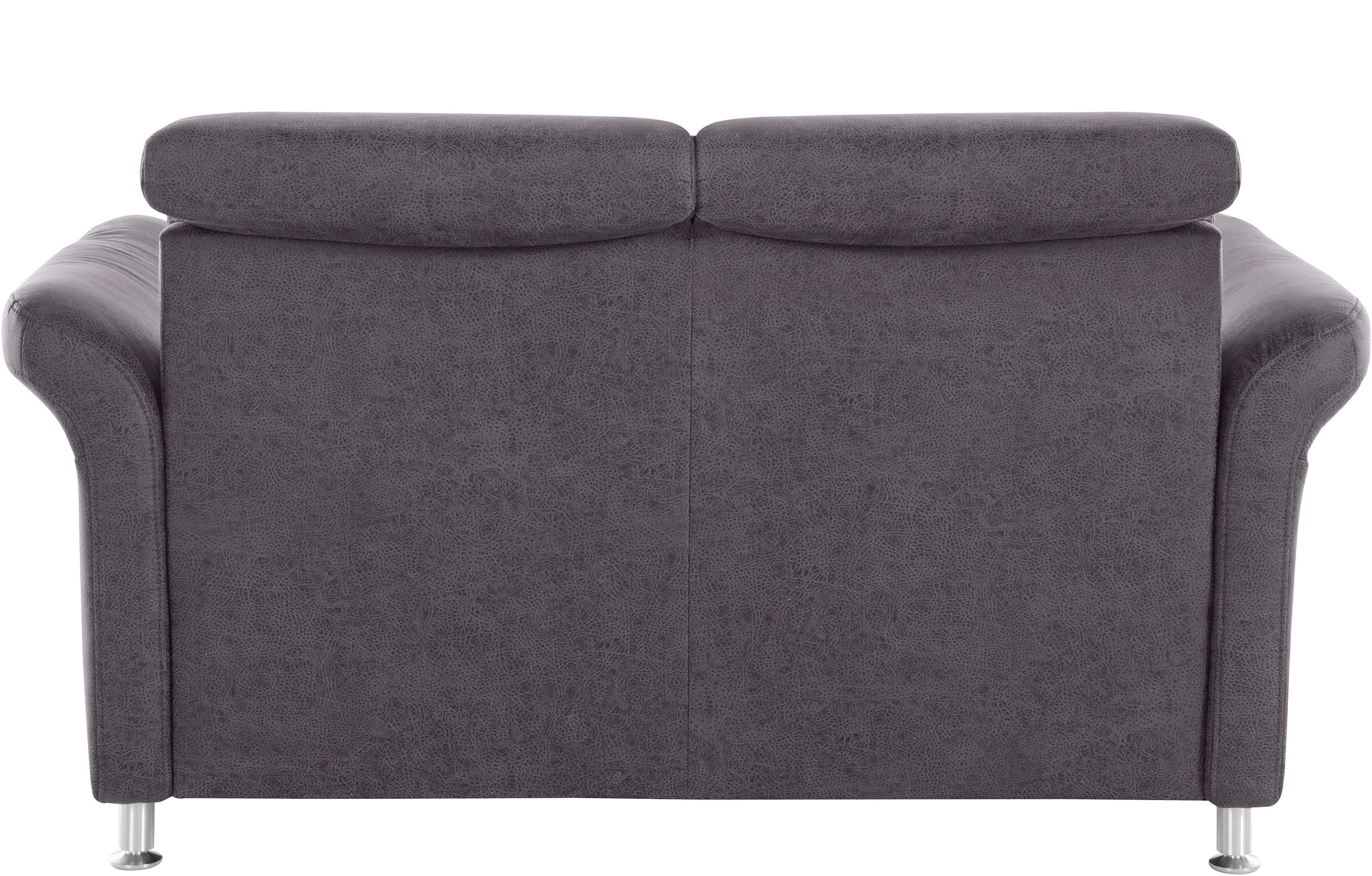 2-Sitzer SIT & MORE "Darwin", grau (anthrazit), B:159cm H:83cm T:96cm, Sofas, inklusive Federkern, wahlweise mit Kopfteilverstellung 3