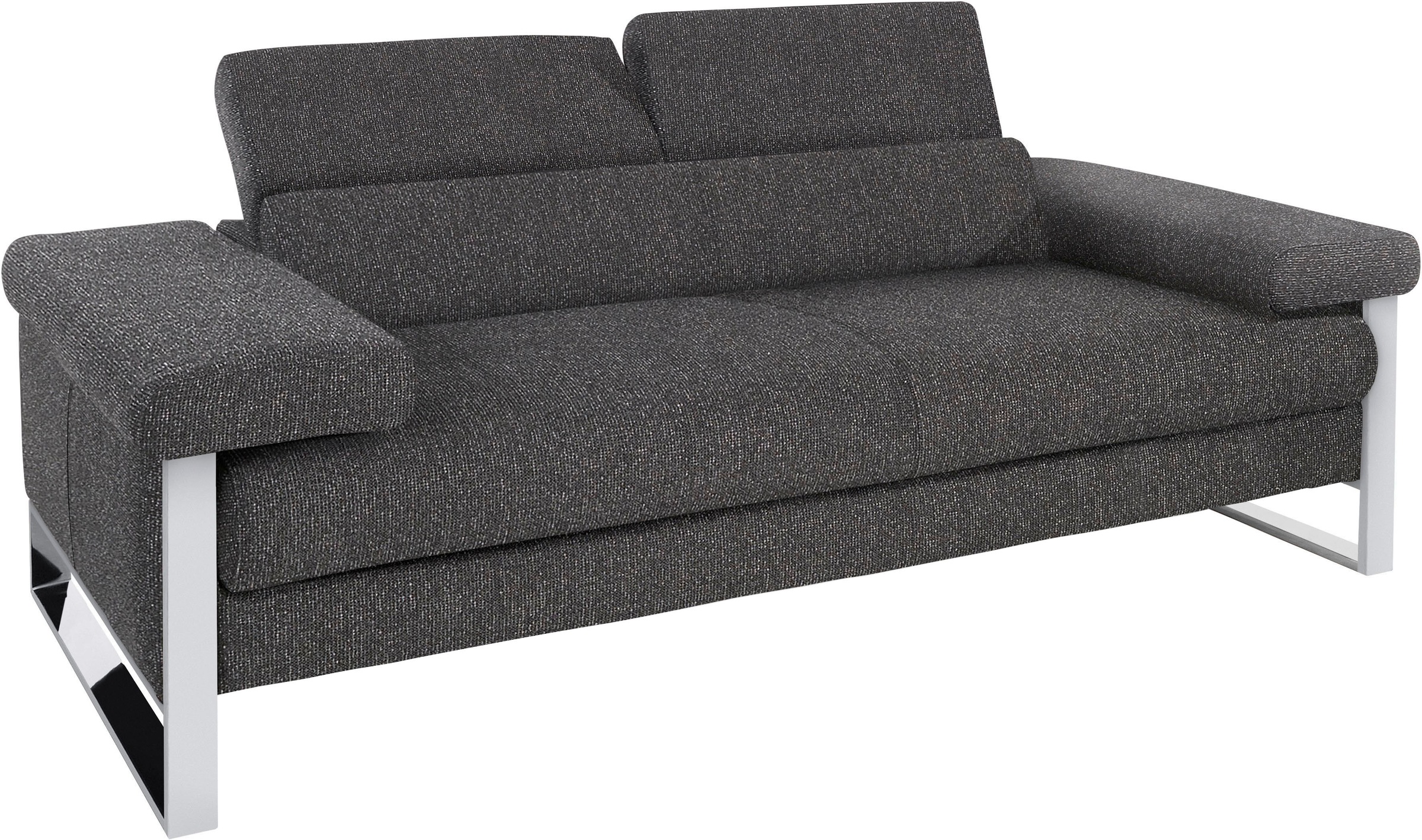 W.SCHILLIG 2-Sitzer »finn«, German Design Award 2016, Fußgestell Chrom glänzend, Breite 210 cm