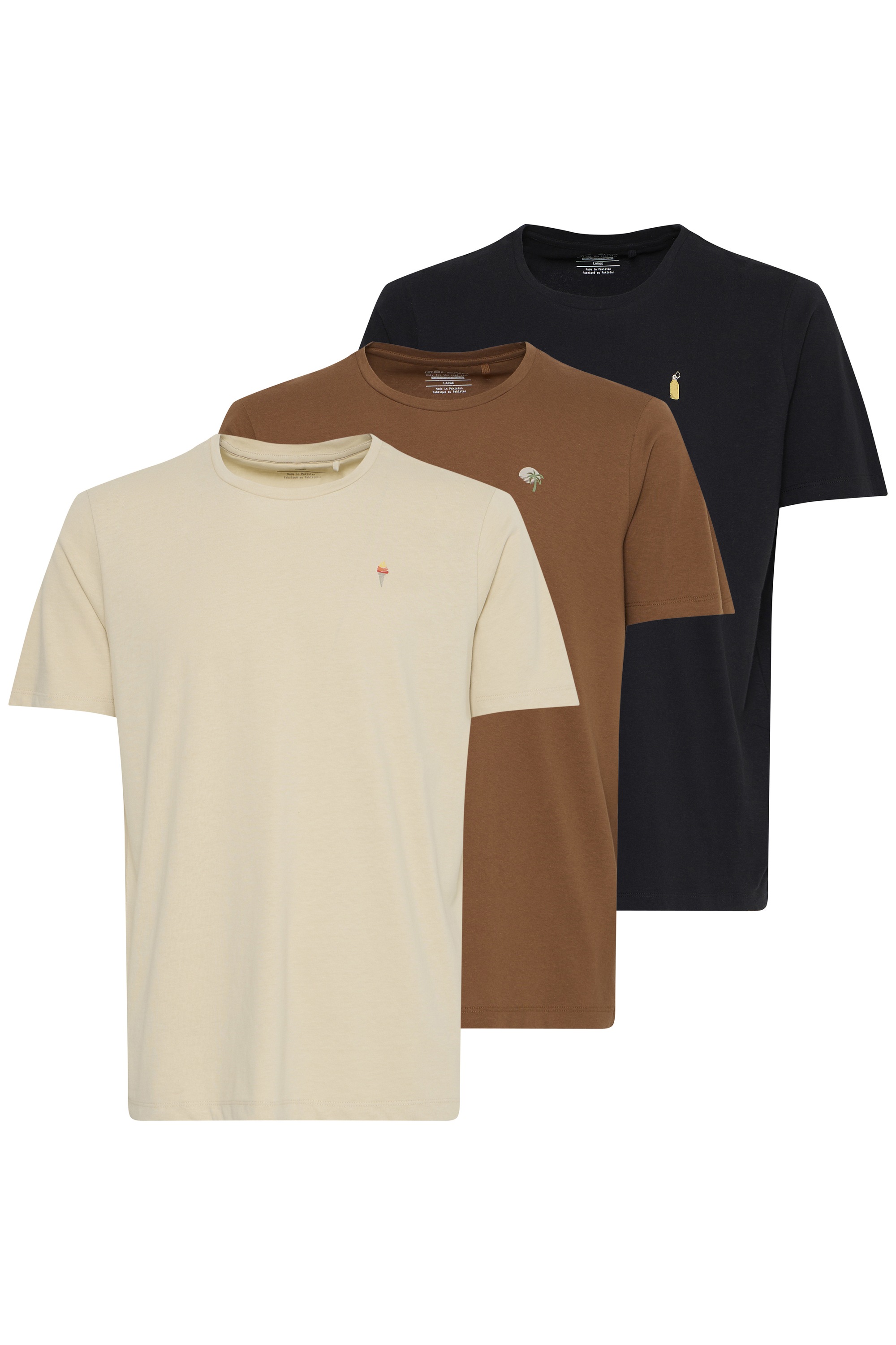 Blend T-Shirt "BHTee 3 Pack" Lässiges T-Shirt mit Print günstig online kaufen