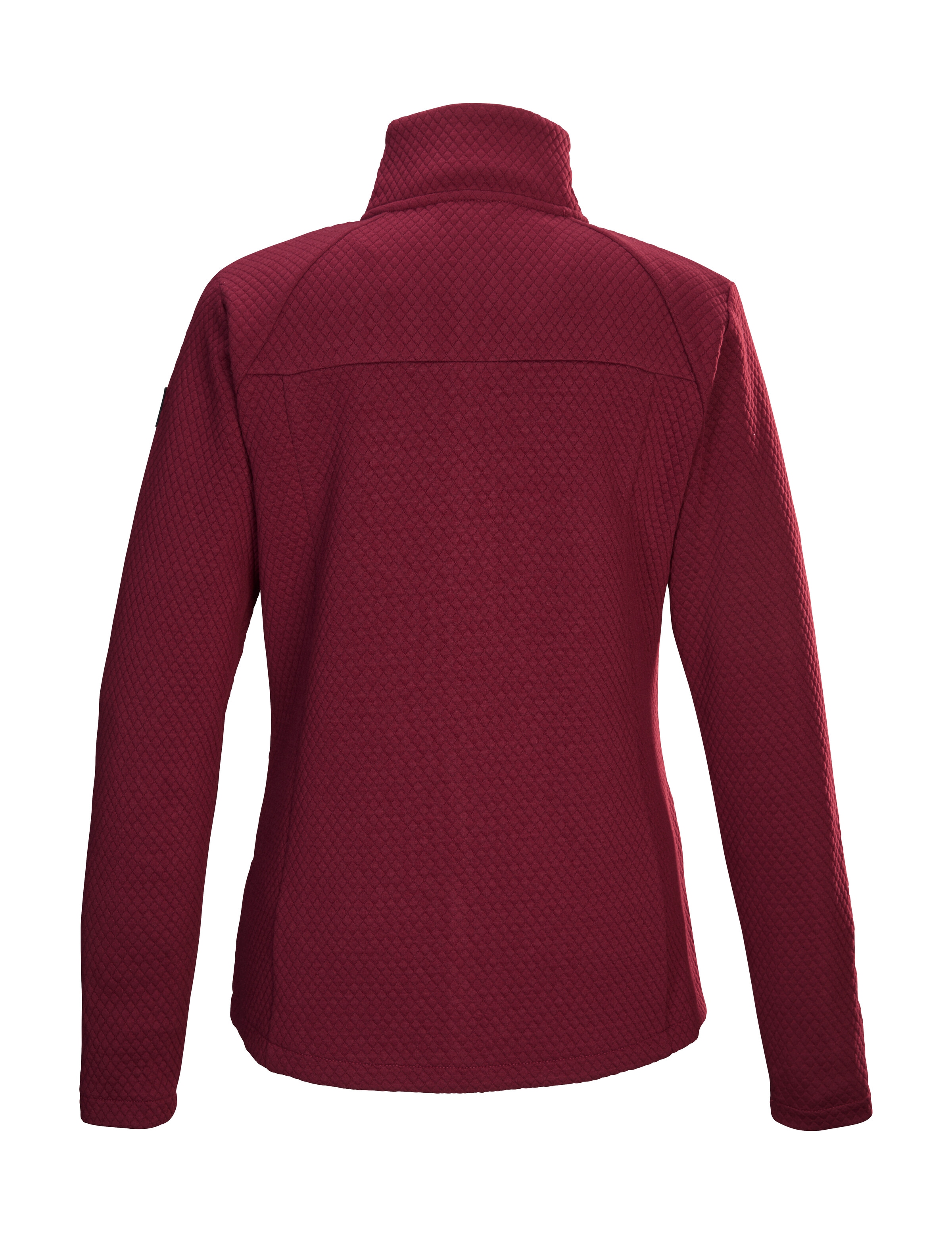 Killtec Strickjacke »KOW 2 WMN FLX JCKT«, Damen Powerstretchjacke mit 2-Wege-Stretch und Kinnschutz.