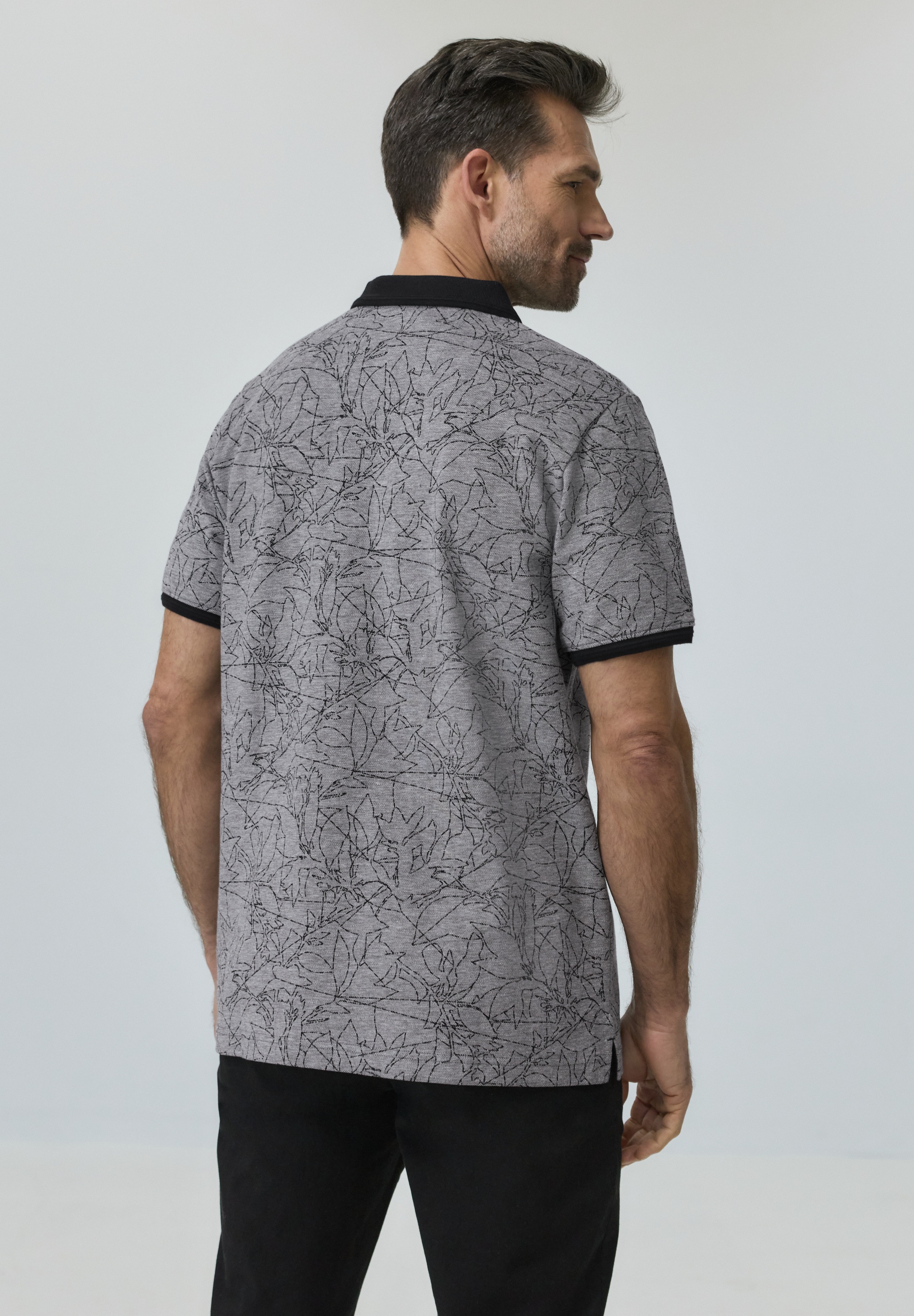 STREET ONE MEN Poloshirt aus reiner Baumwolle günstig online kaufen