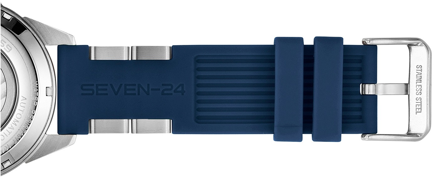 Rubber, SEVEN-24 Star Denim »Seven-24 | BAUR SV1259JS-03« online Automatikuhr kaufen