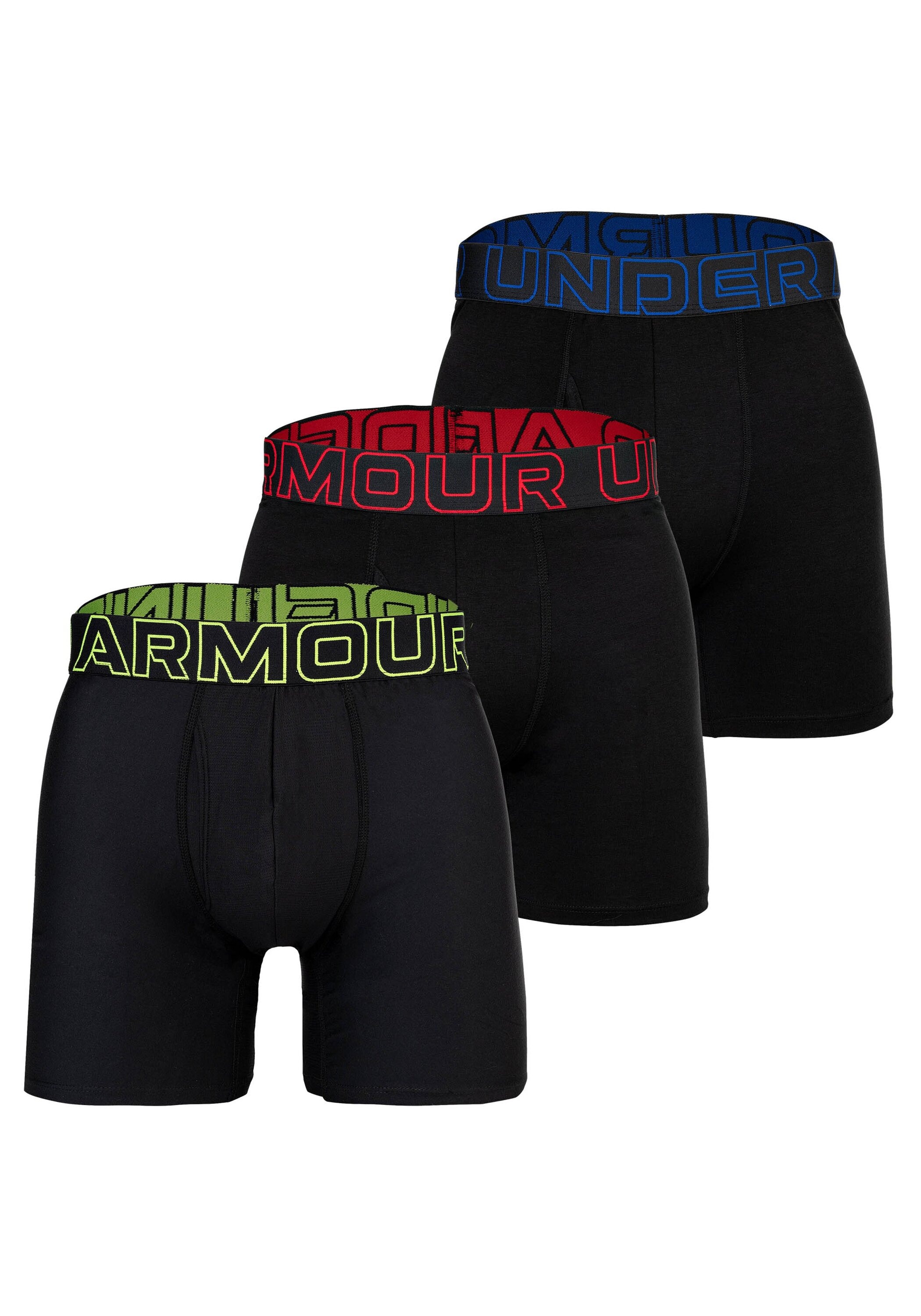 Under Armour Boxershorts "Boxershort UA PERFORMANCE TECH - SOLID 6 IN 3PK 3 günstig online kaufen