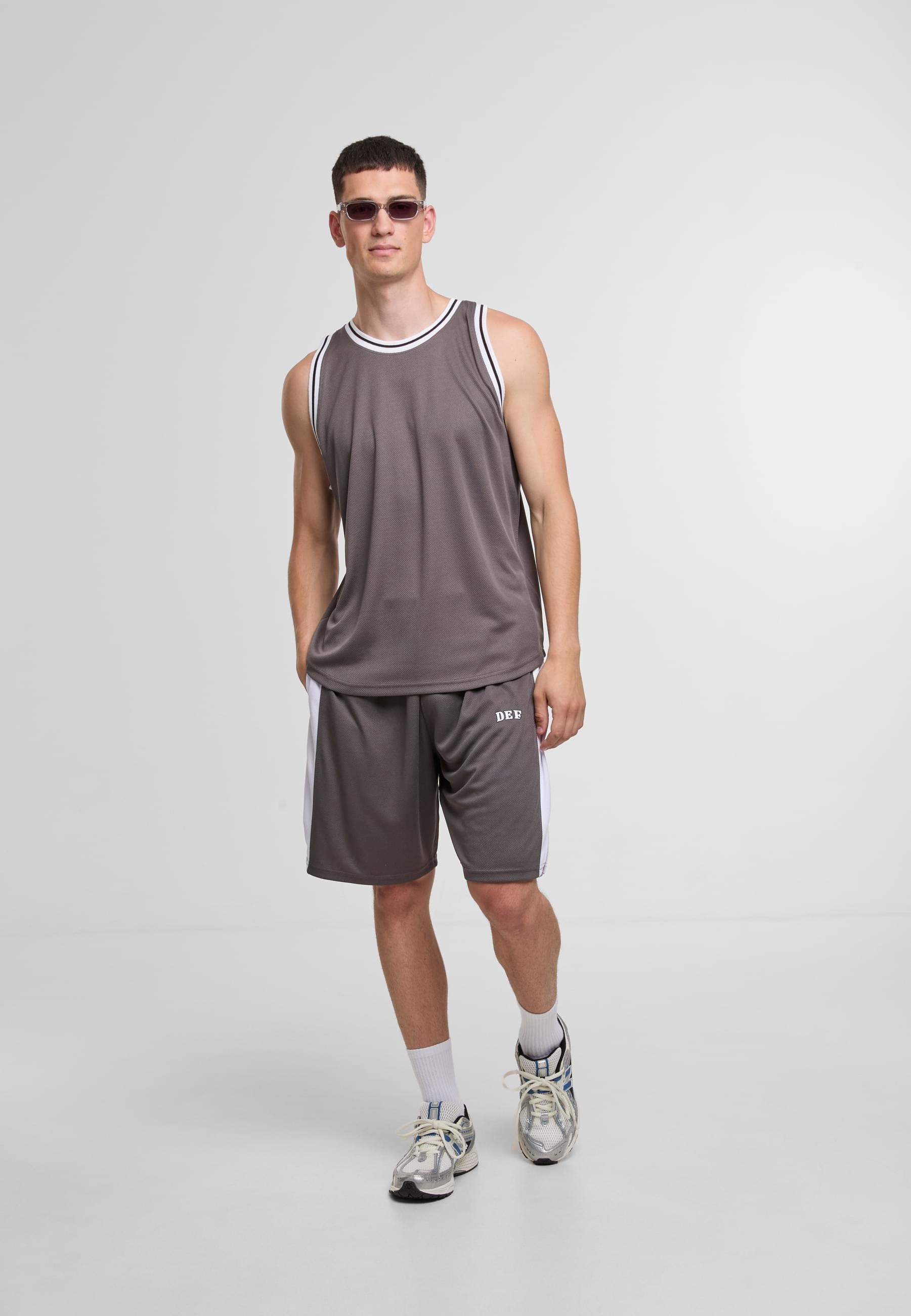 DEF Stoffhose »DEF Herren DEF STRIPES Short«, (1 tlg.)
