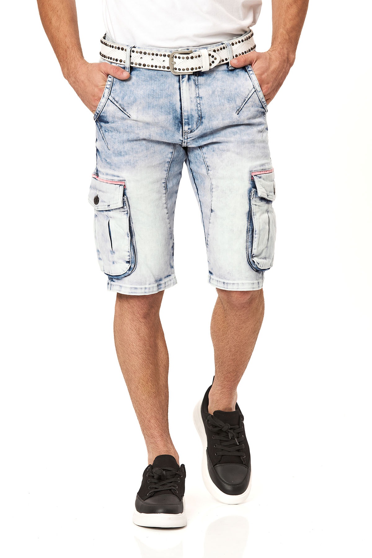 Thumbnail - Cipo & Baxx Jeansshorts Baumwollmischung, regular fit