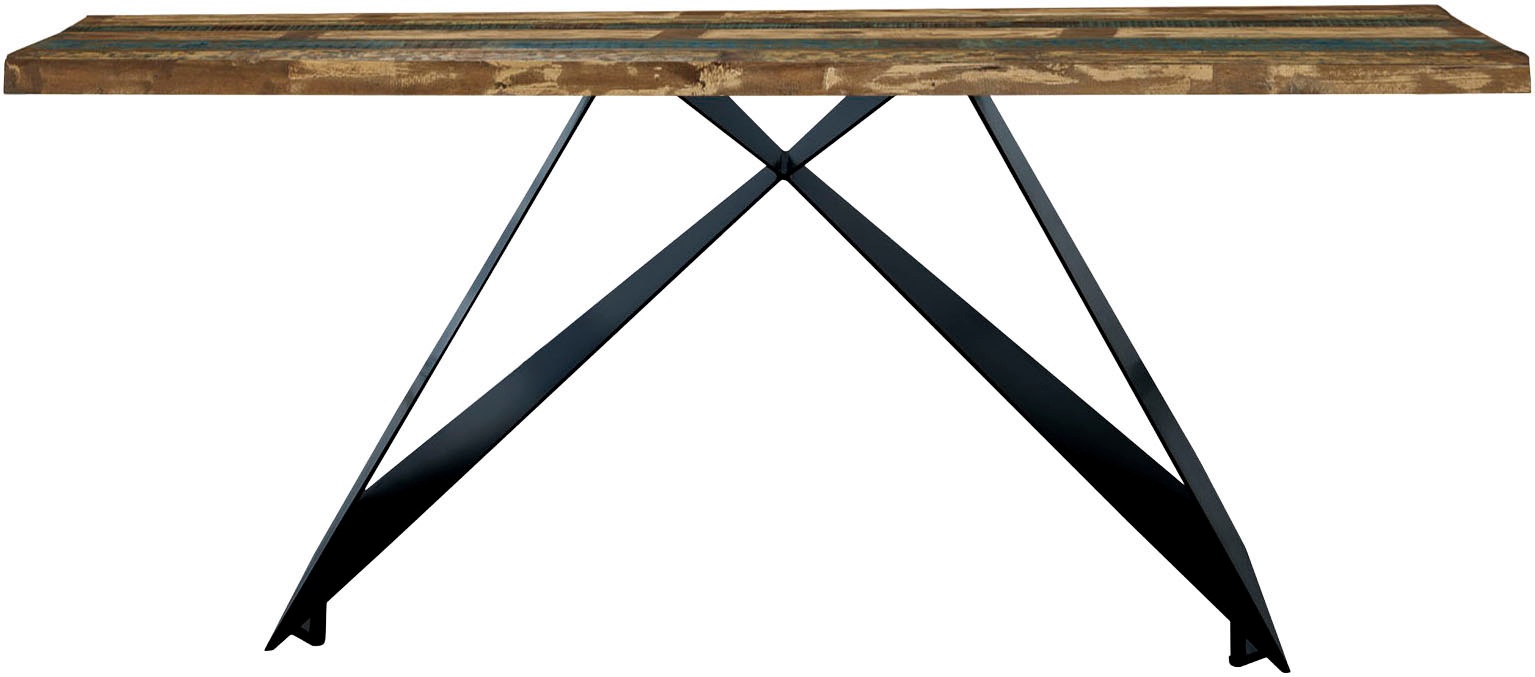 SIT Esstisch 1 Stk. tlg. aus bunt lackiertem Altholz günstig online kaufen