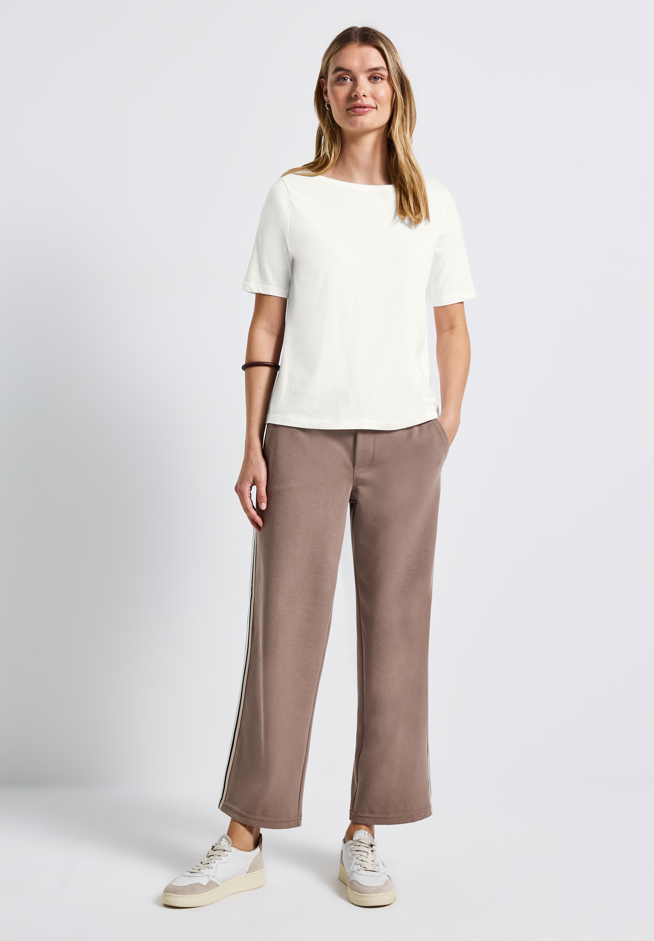 STREET ONE T-Shirt, aus reiner Baumwolle