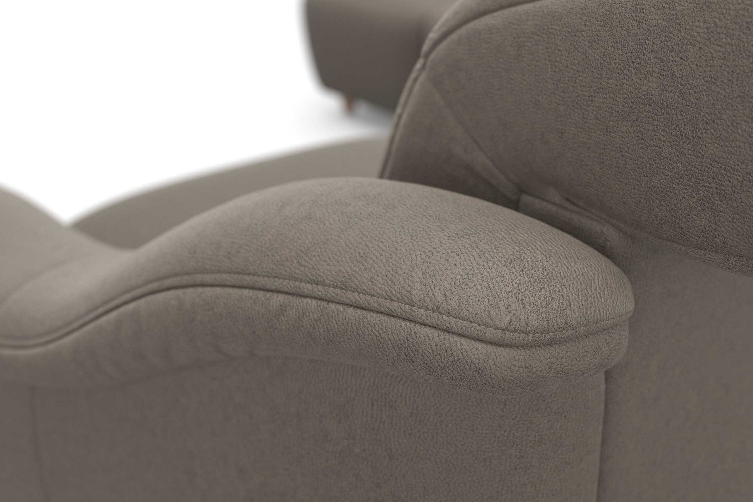 Home affaire Ecksofa »Boston L-Form«, Kopfteilverstellung an jeder Sitzfläche, wahlweise Relaxfunktion
