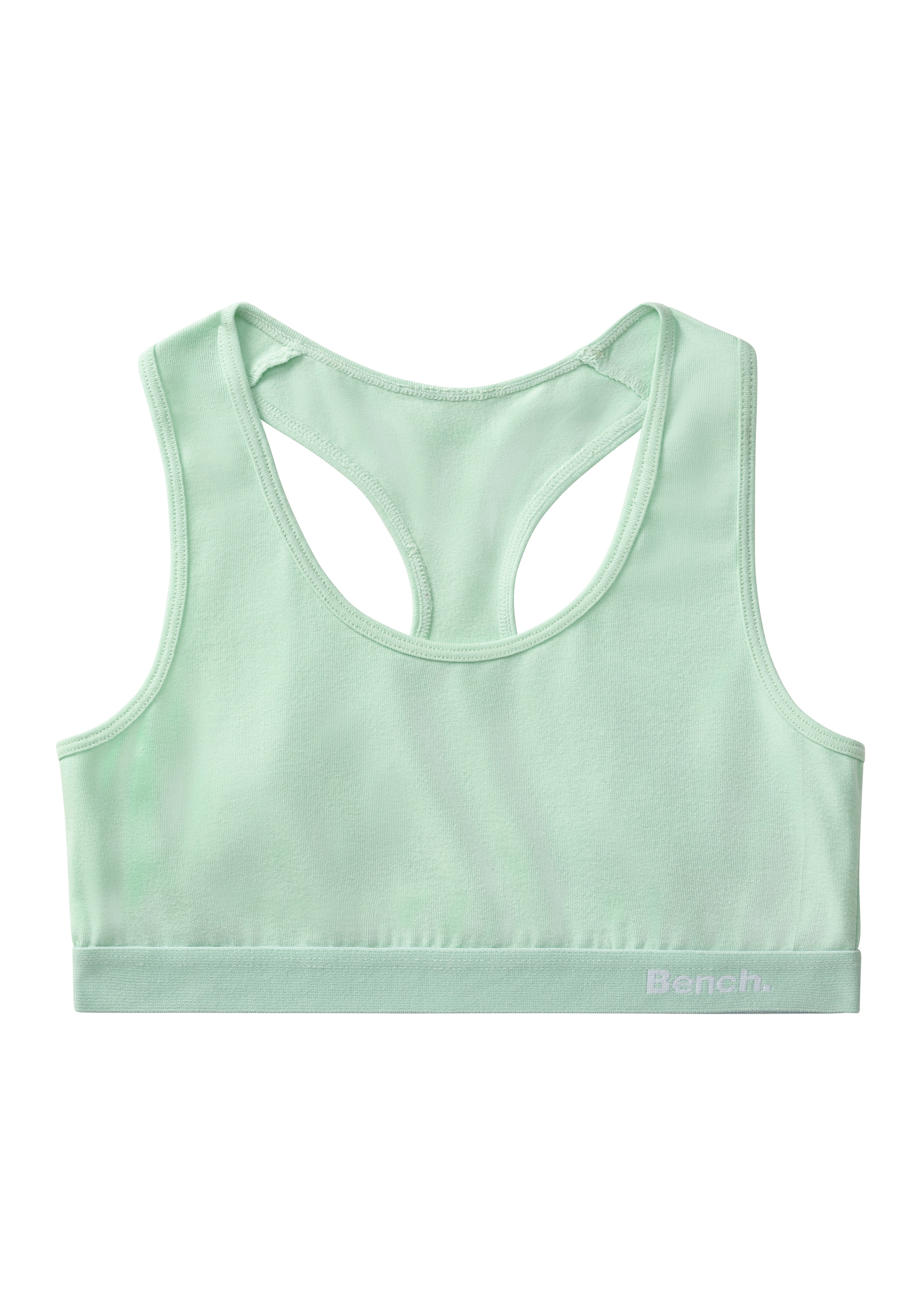 Bench. Bustier, im sportlichen Look mit Ringerrücken