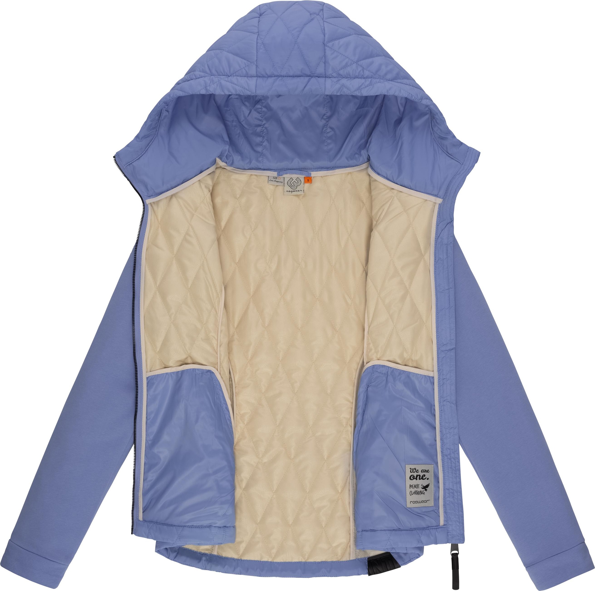Ragwear Outdoorjacke »Lucinda«, mit Kapuze, Steppjacke aus modernem Materialmix mit Kapuze