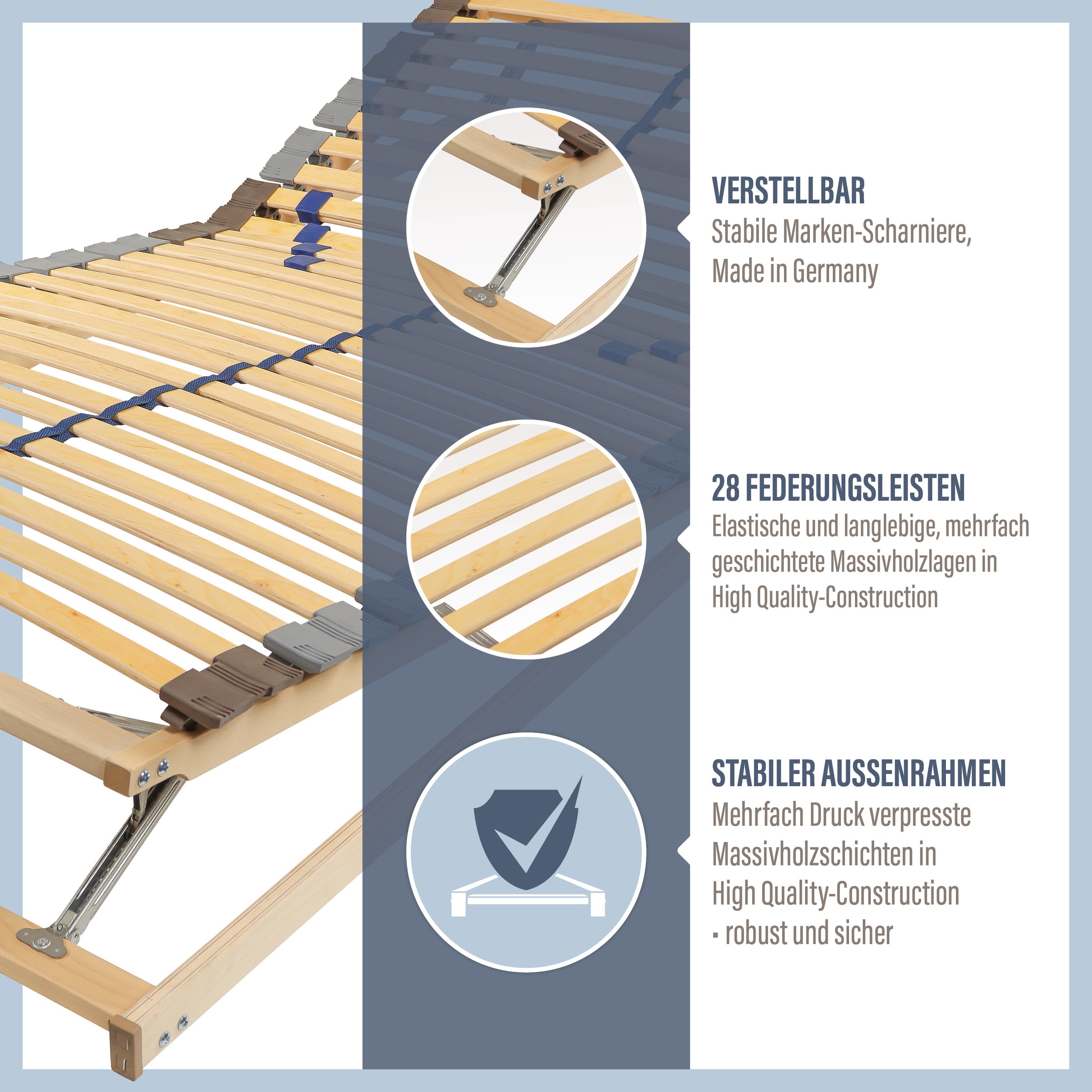 Thumbnail - Beco Lattenrost "Blue Star KF" ausgezeichnet mit dem Blauen Engel