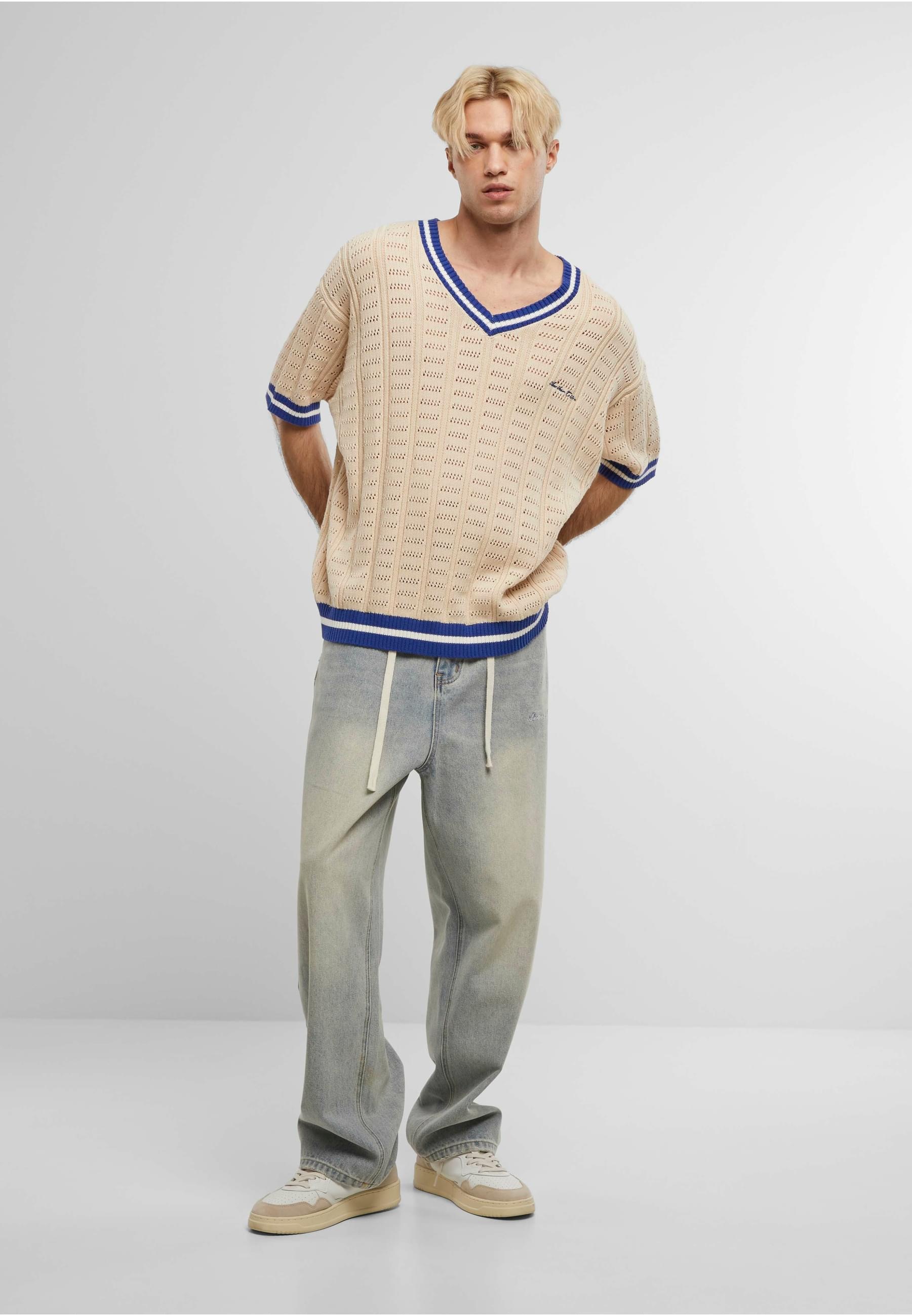 Another Cotton Lab T-Shirt »Another Cotton Lab Pool&Social Club Knit Tee«, (1 tlg.)