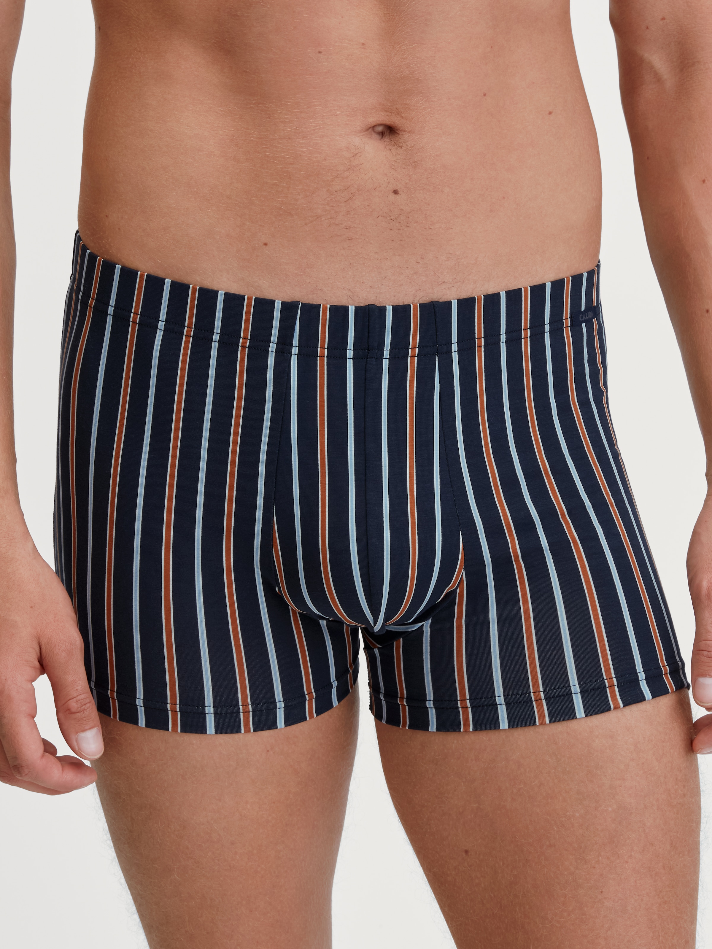 CALIDA Boxershorts "Grafic Cotton", gestreift, ohne Eingriff, überzogenem B günstig online kaufen