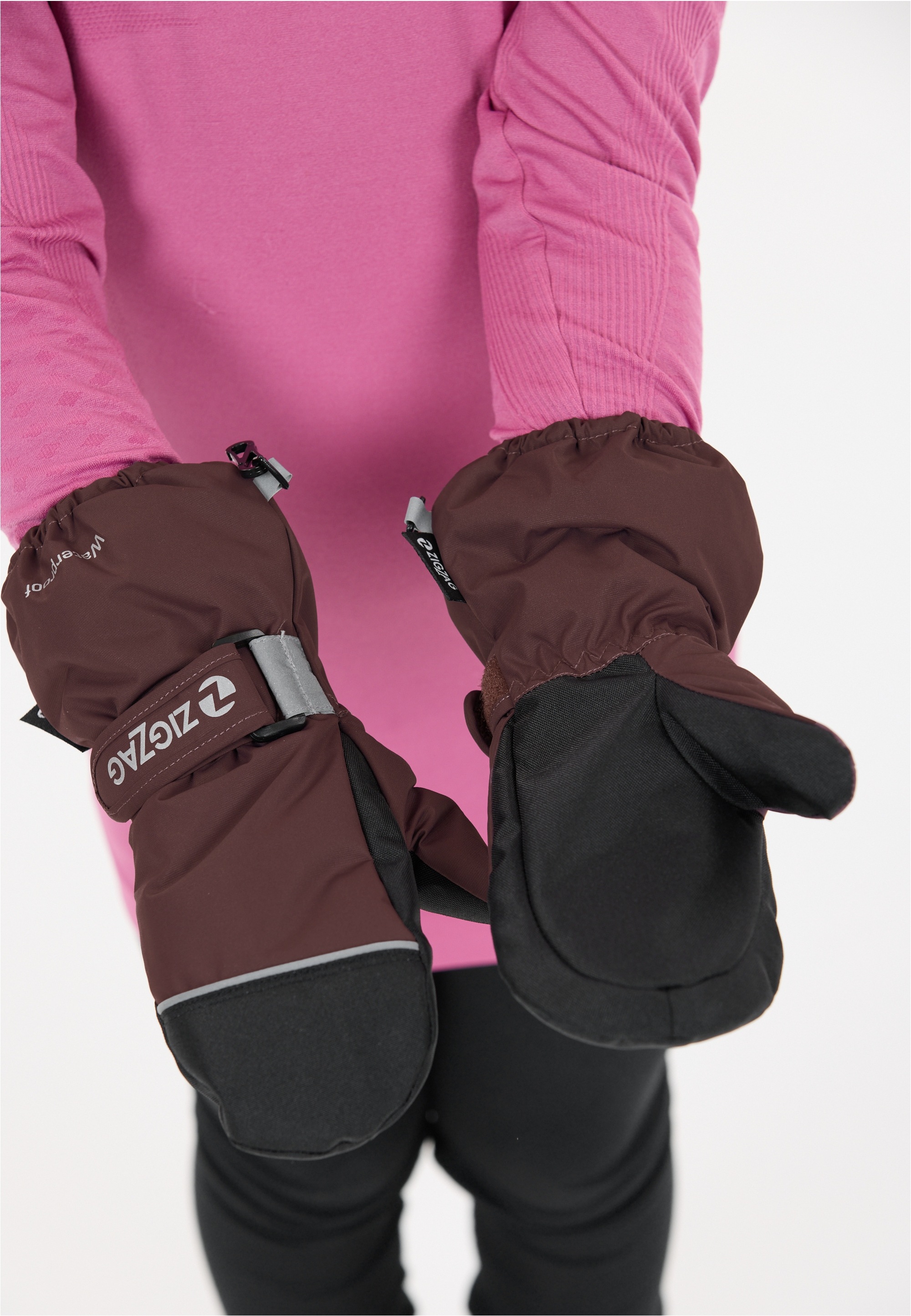 ZIGZAG Skihandschuhe »Shildon«, mit reflektierenden Elementen