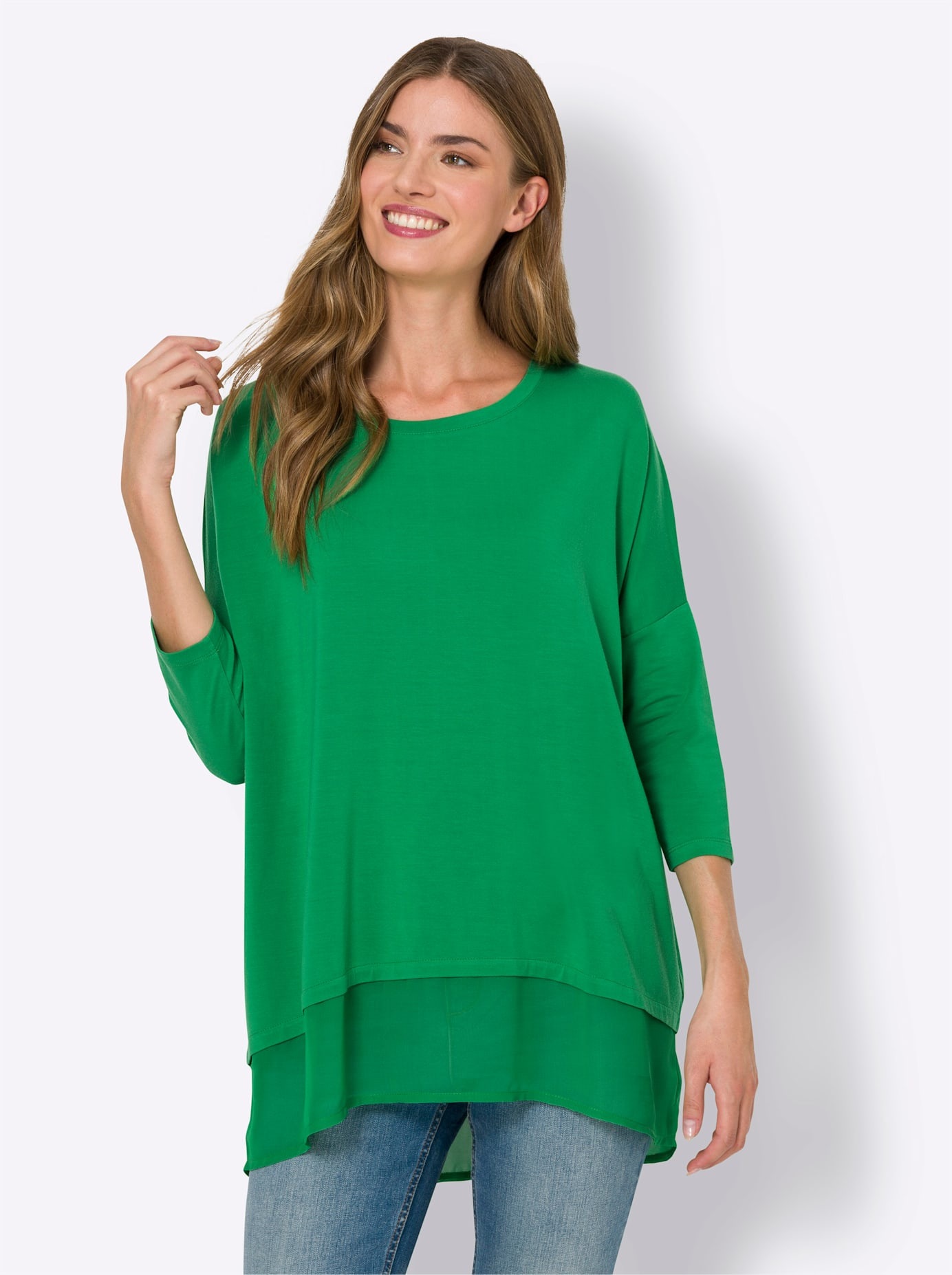 LINEA TESINI by heine Oversize-Shirt "Oversized Shirt", (1 tlg.) günstig online kaufen