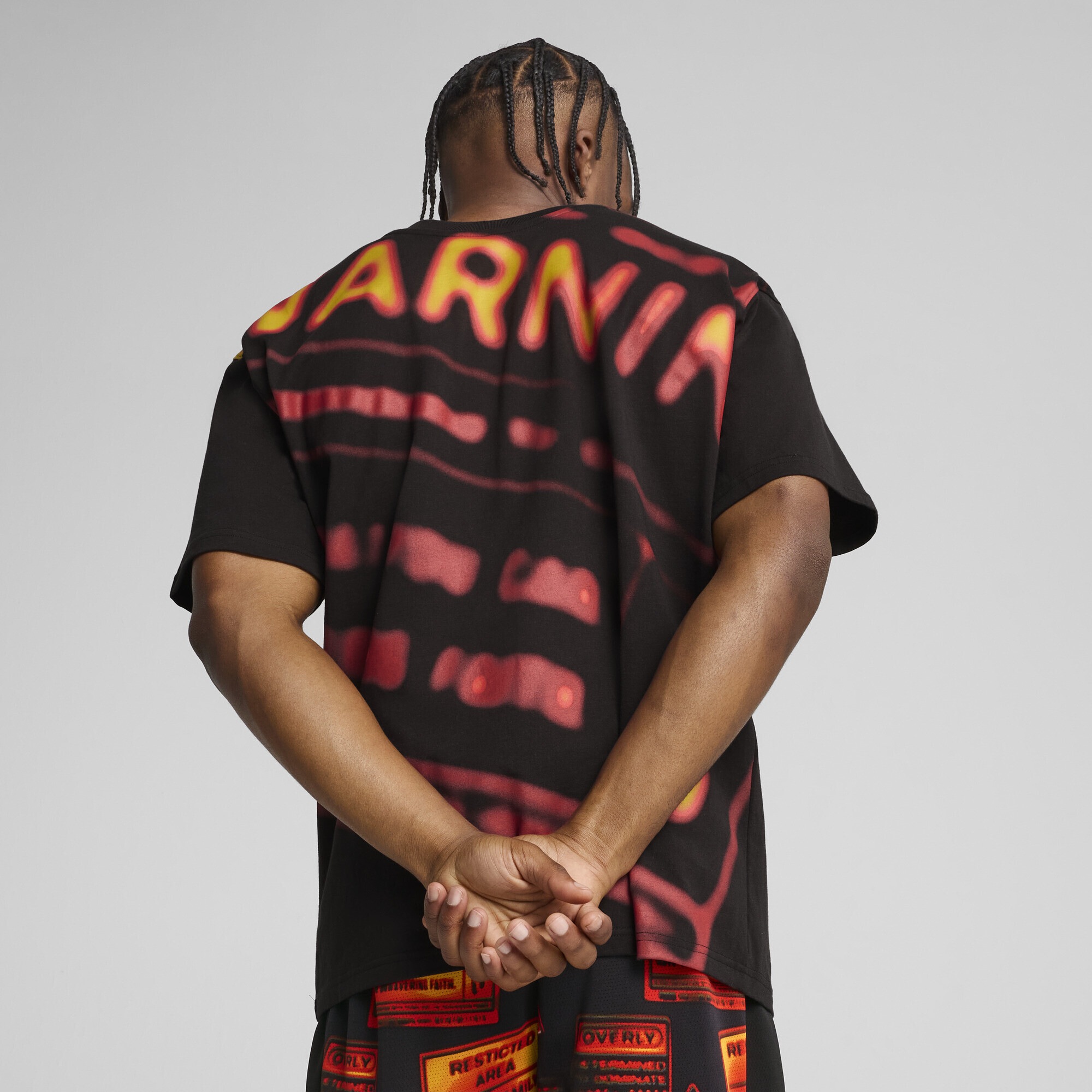 PUMA Trainingsshirt »Scoot Caution Boxy Basketball-T-Shirt Herren«