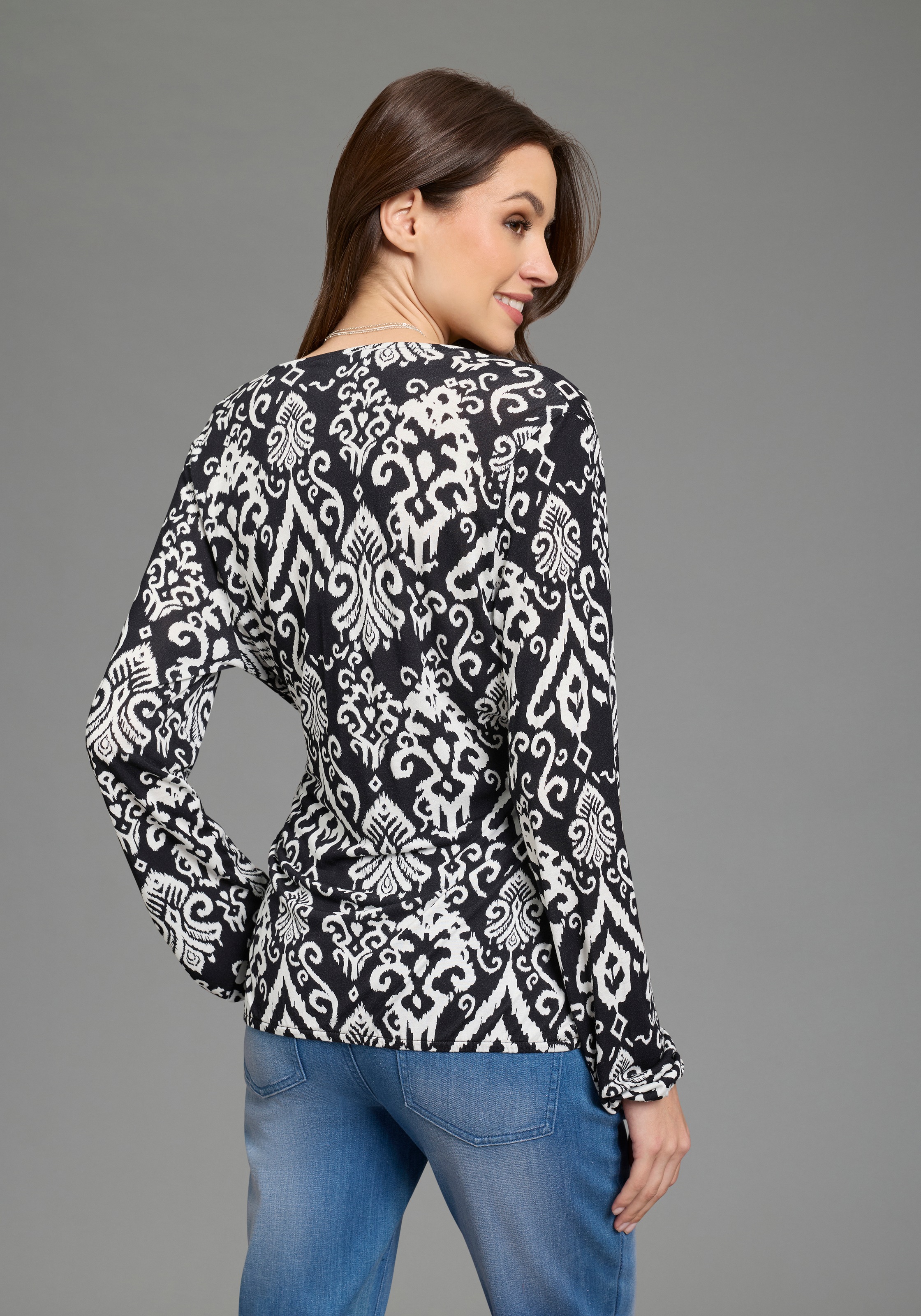 Neun Monate Umstandsshirt "Stillshirt mit praktischem Ausschnitt" Umstands- günstig online kaufen