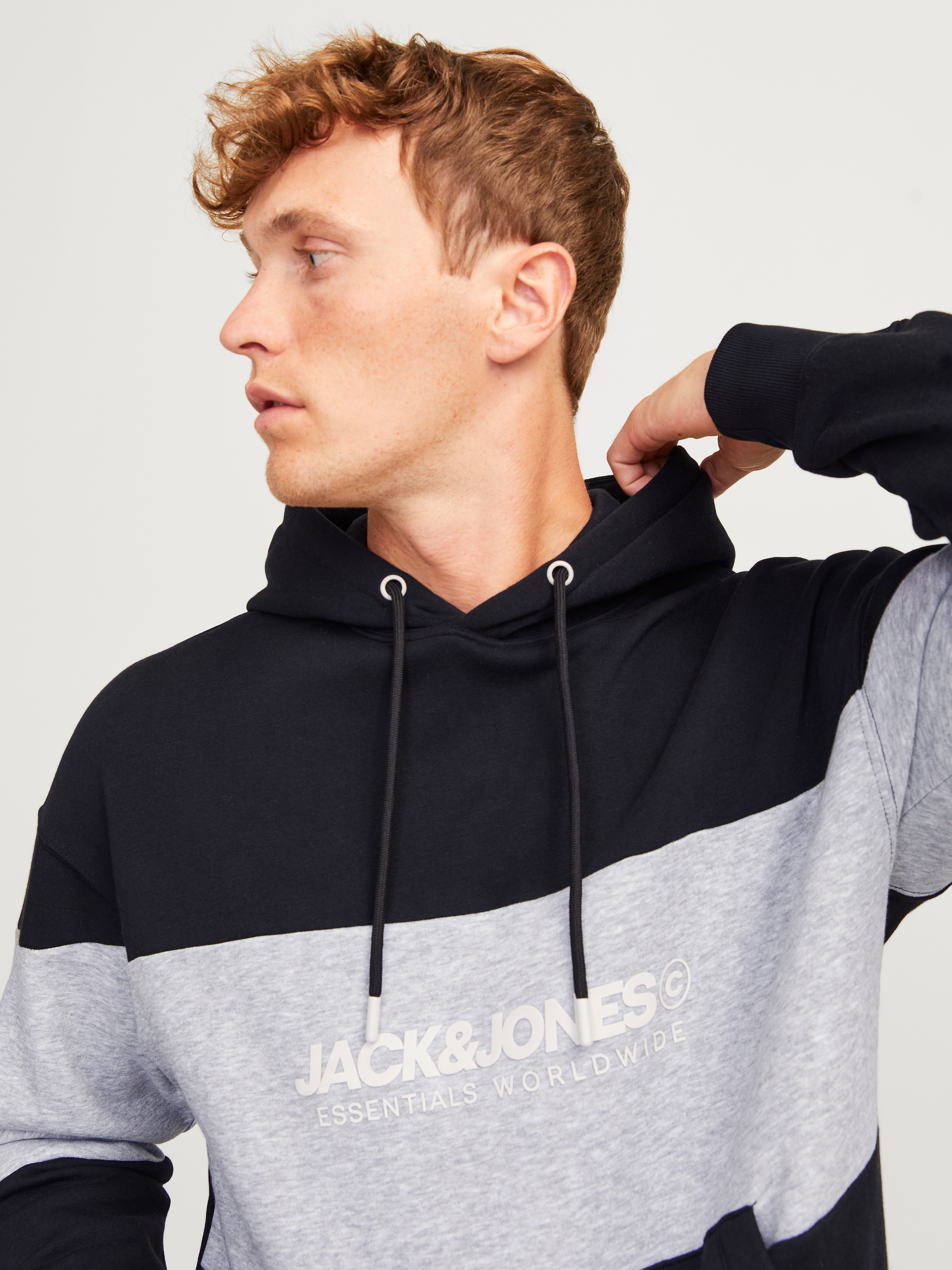 Jack & Jones Kapuzensweatshirt "JJELEGACY BLOCKING SWEAT HOOD NOOS" günstig online kaufen