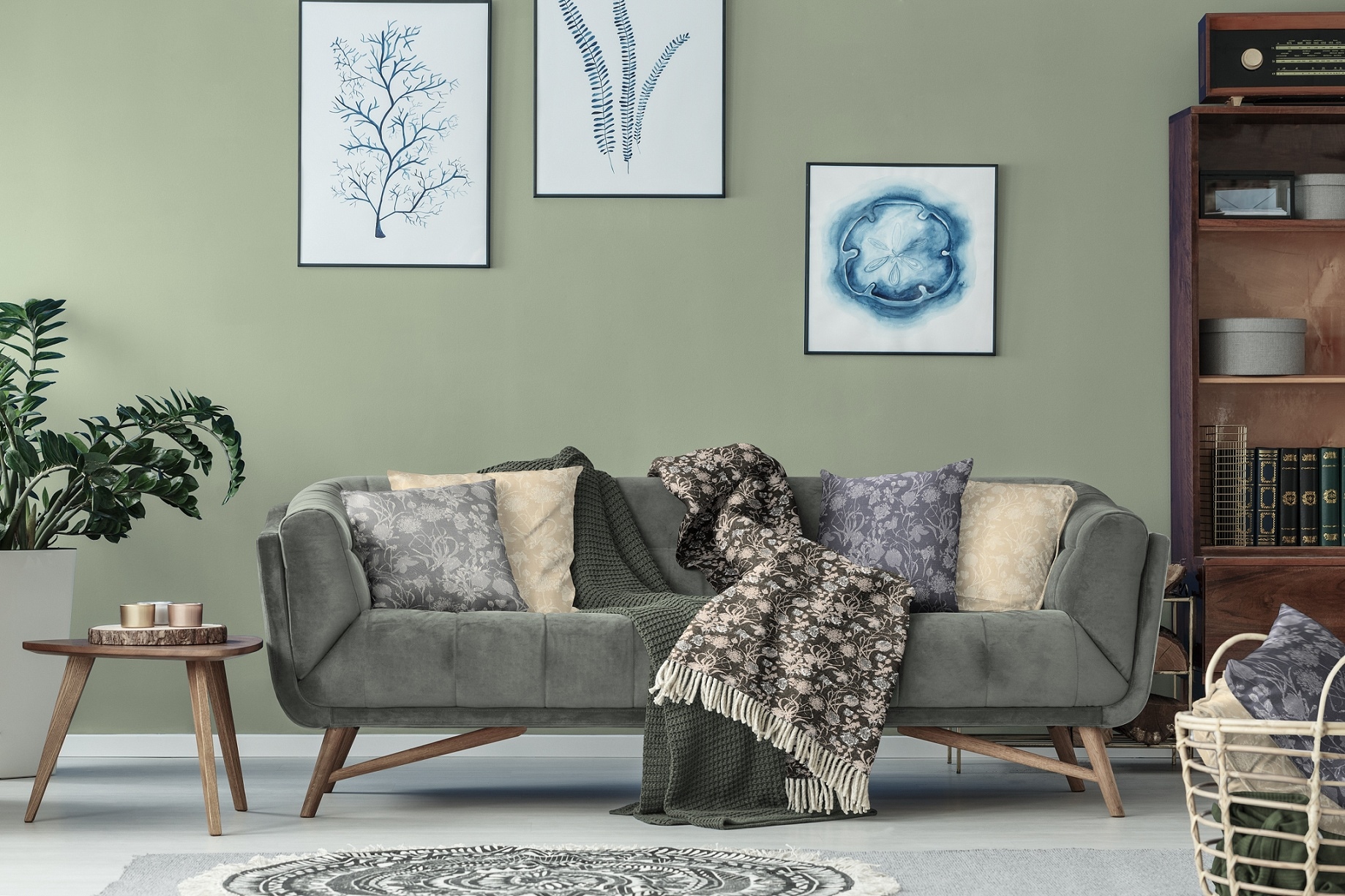 Adam Wohndecke »Flower Cuvée«, im floralem Design, Kuscheldecke