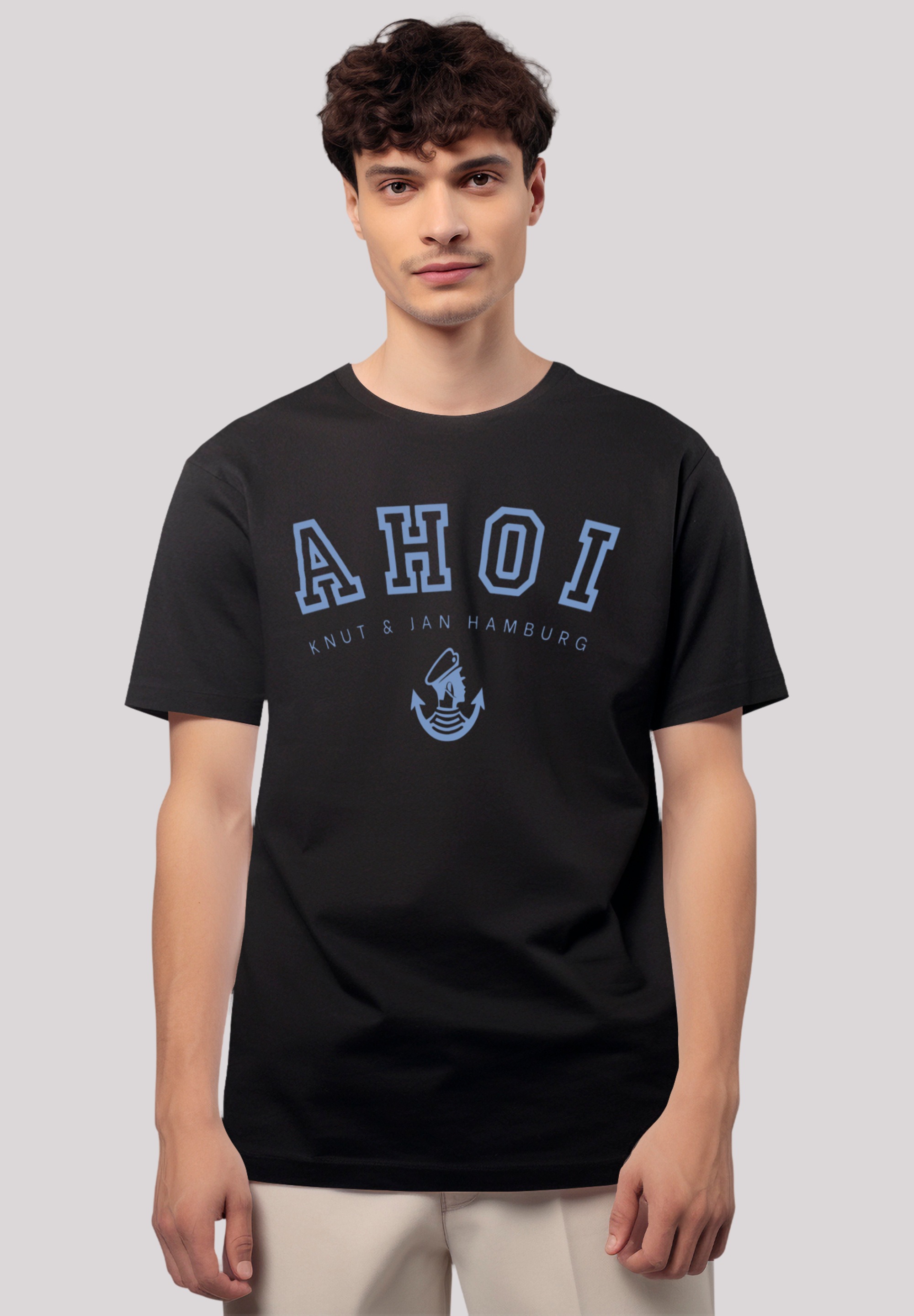 T-Shirt »Ahoi Knut & Jan Hamburg«, Premium Qualität