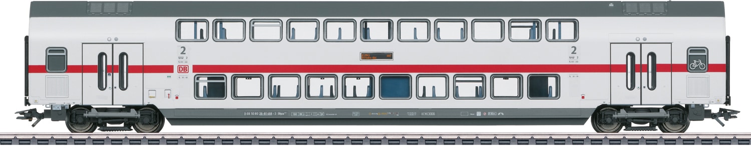Märklin Personenwagen »IC2 Doppelstock-Mittelwagen DBpza 682.2, 2. Klasse - 43490«, Made in Europe