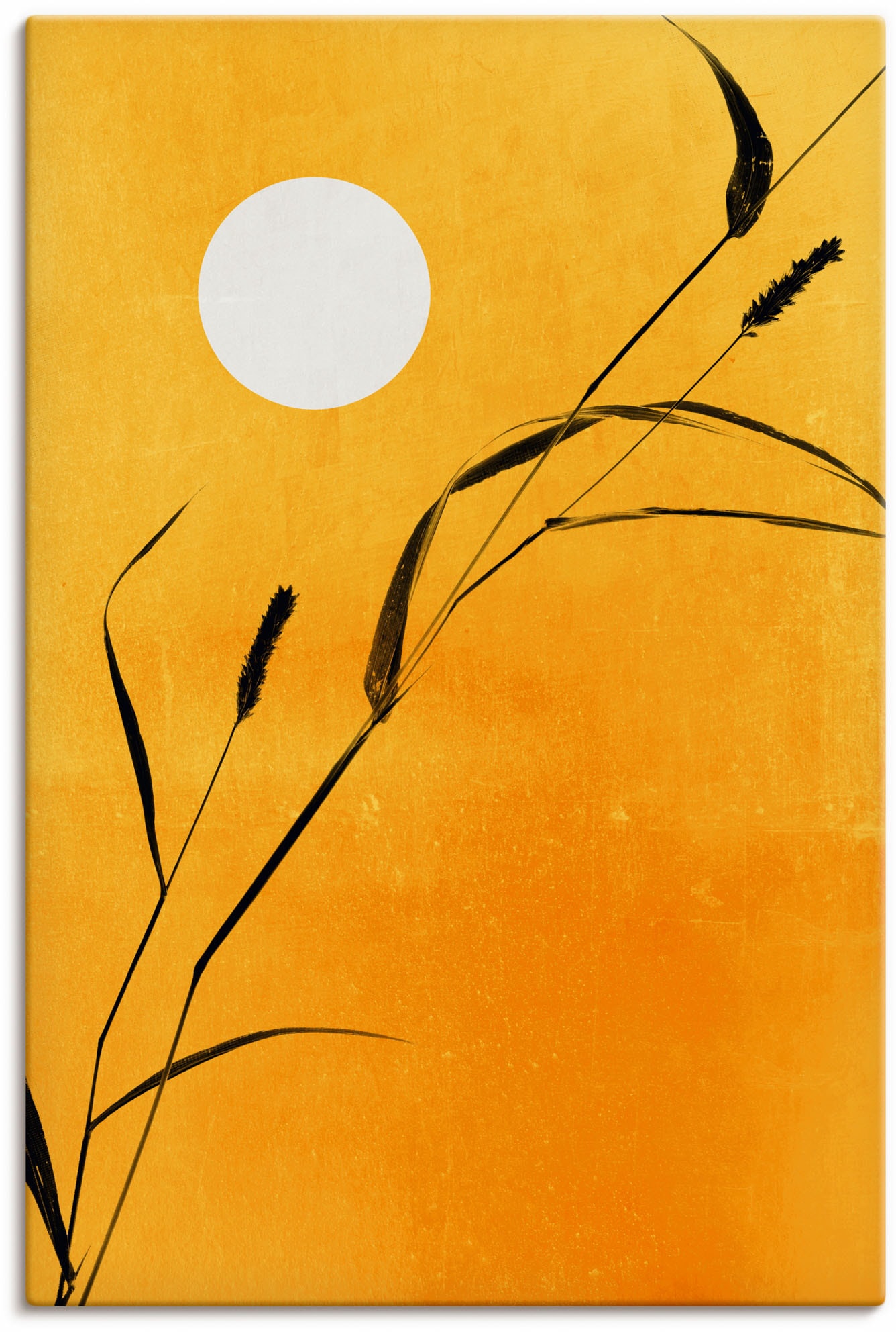 Artland Leinwandbild "Sonniger Tag" Pflanzenbilder 1 Stk. tlg. auf Holzrahmen gespannt
