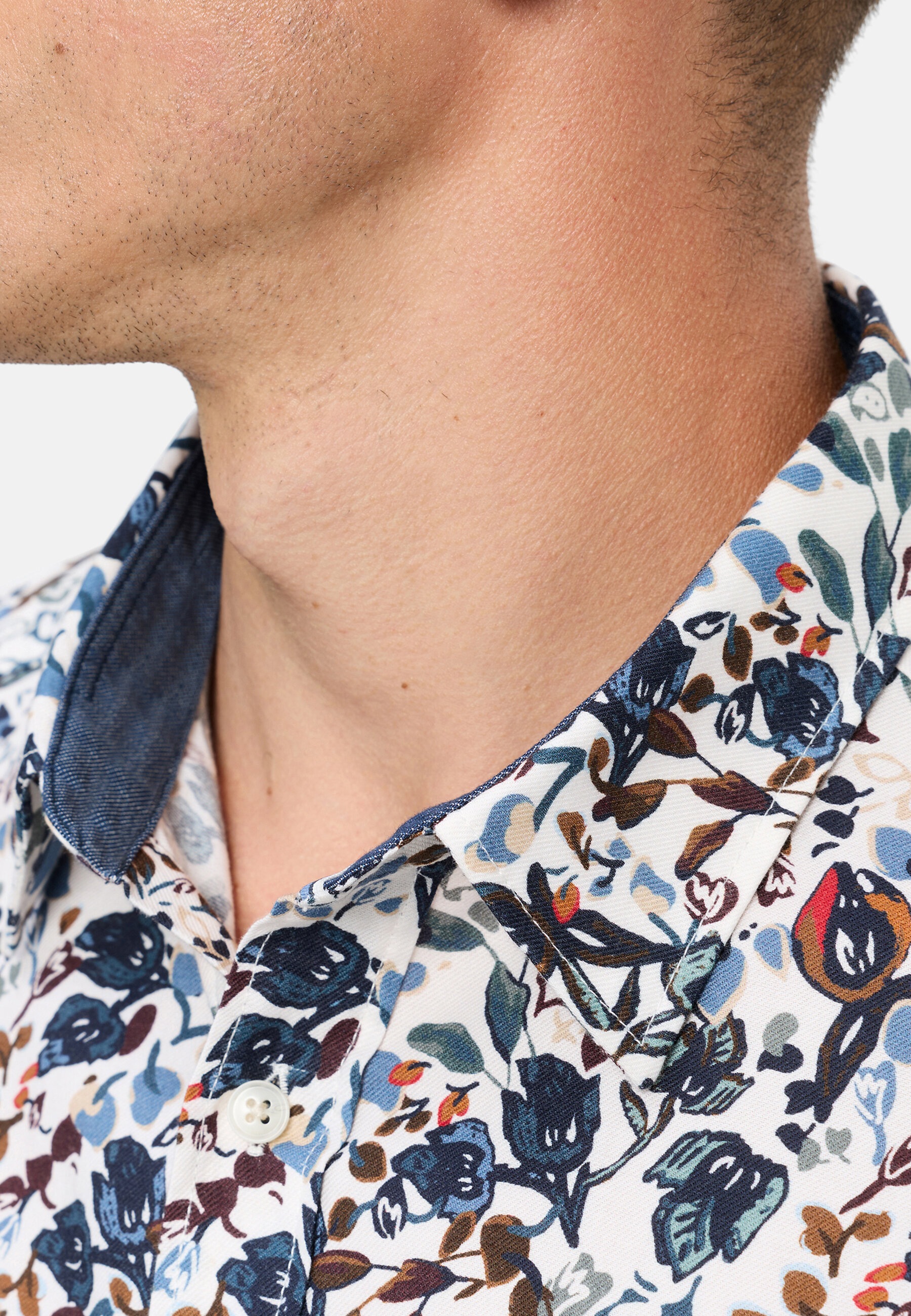 OLYMP Langarmhemd »OLYMP Casual, Regular Fit, Kent«