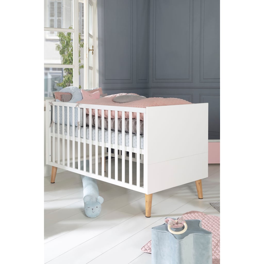 roba® Babyzimmer-Komplettset »Mick«, (Set, 3 St., Kinderbett, Schrank, Wickelkommode)