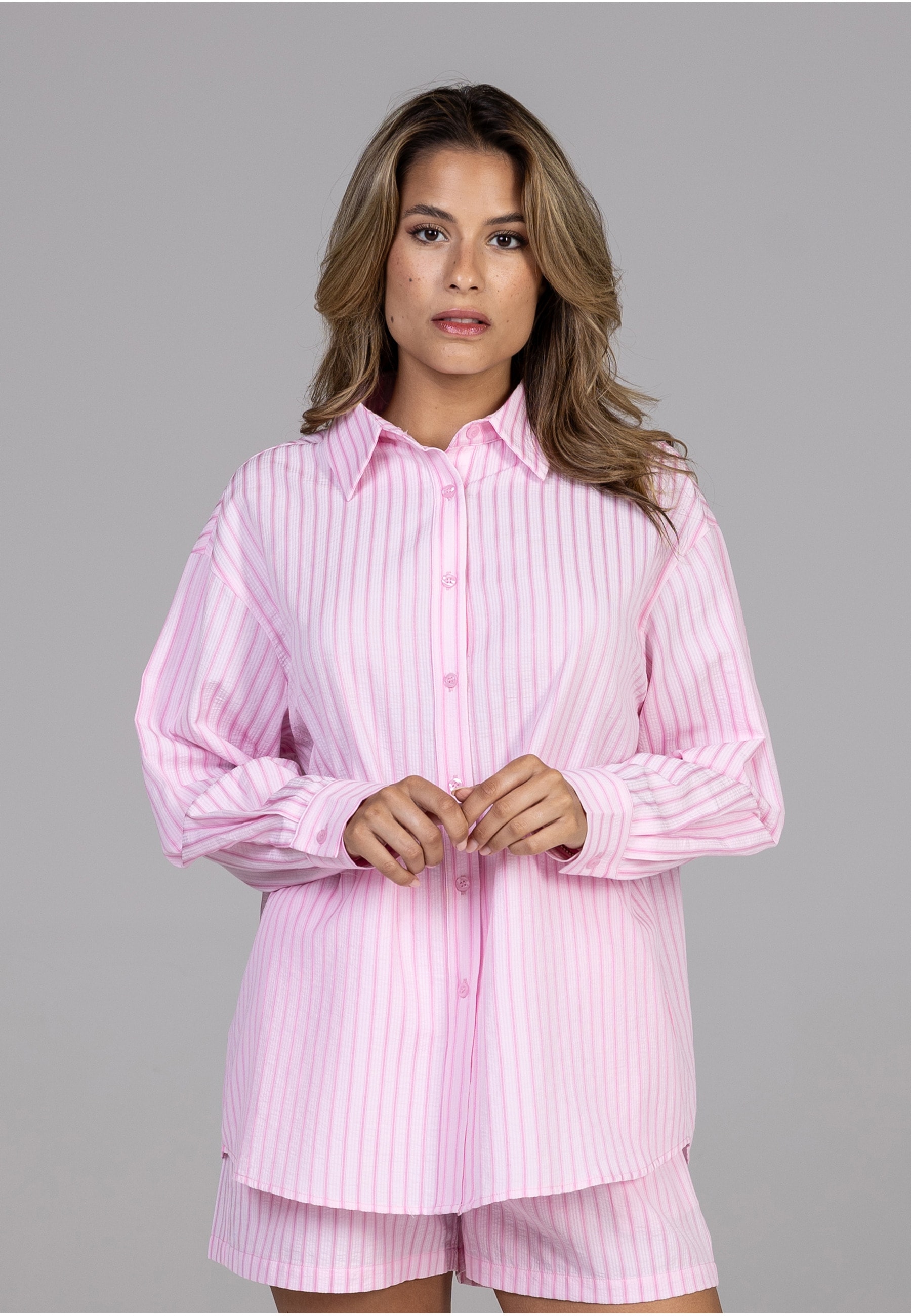 ESTELOU Langarmhemd »ESTELOU Stripe Shirt«