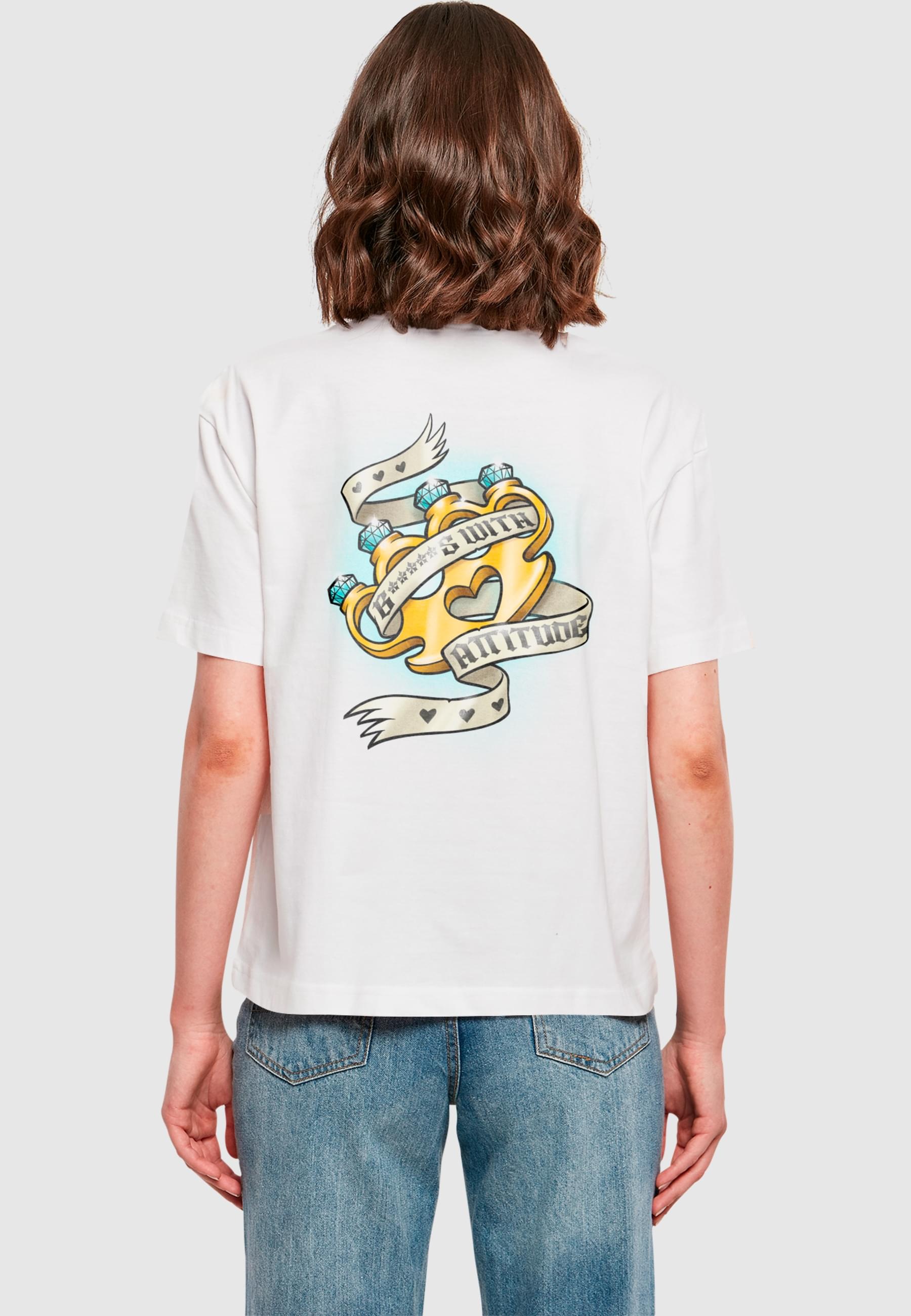 Miss Tee T-Shirt »Miss Tee Damen BWA Tee«, (1 tlg.)