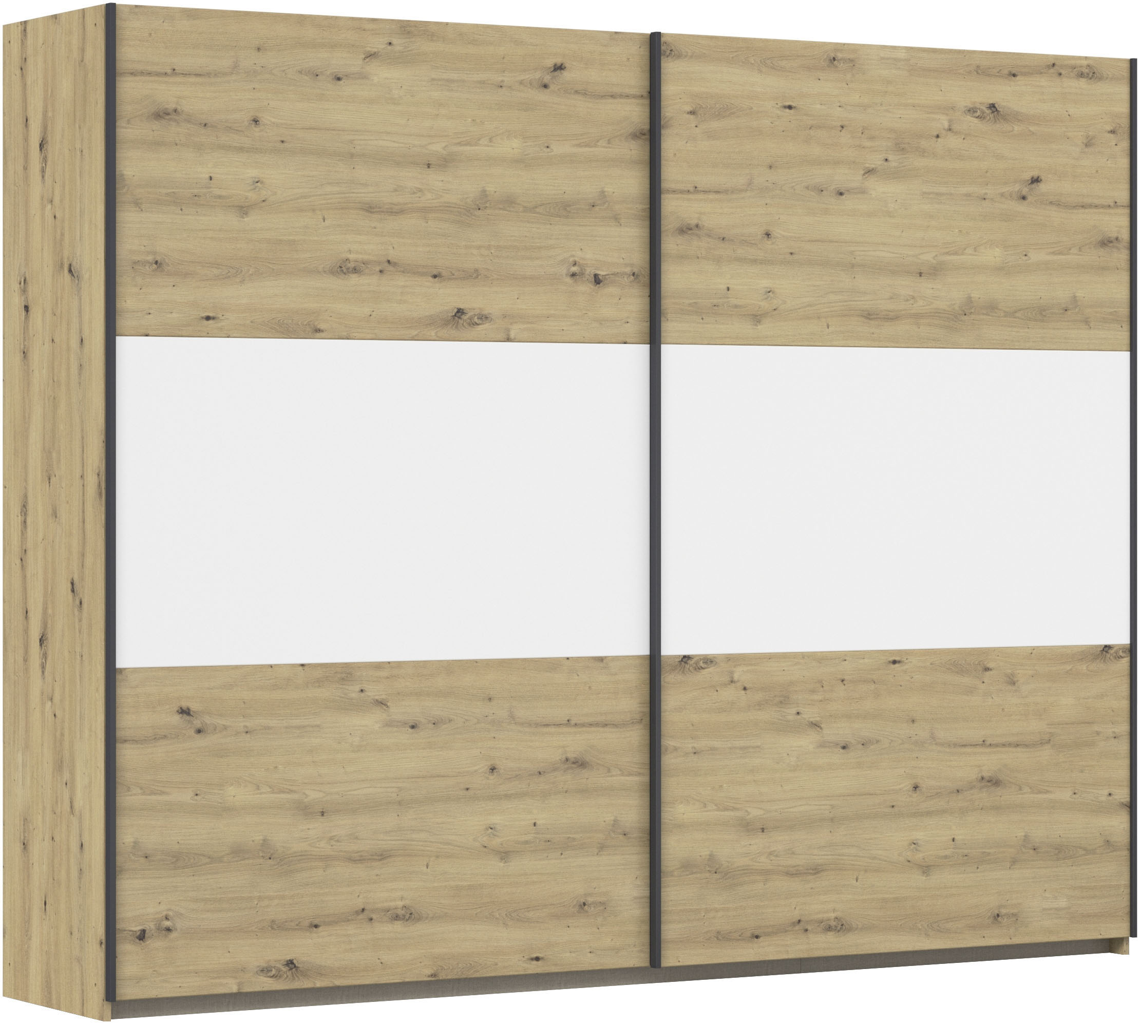 rauch Schwebetürenschrank "Kleiderschrank Schrank Garderobe Garderobenschrank Wäscheschrank NEO" 3 verschiedene Ausstattungen BASIC/CLASSIC/PREMIUM (inkl. SOFT-CLOSE), mit großzügigem Stauraum und vielfältigen Farbkombinationen