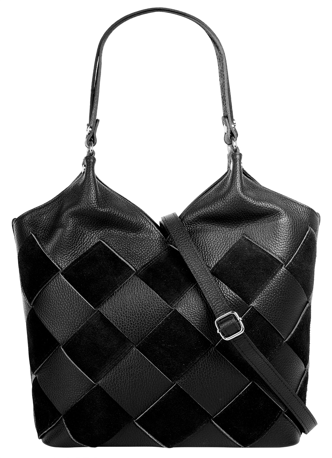 Samantha Look Shopper, echt Leder, Made in Italy