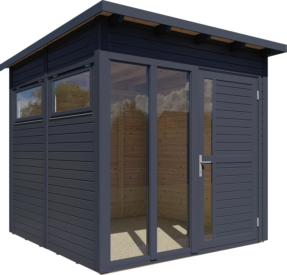 BERTILO Gartenhaus "Pentus 2 Office, in verschiedenen Farben" günstig online kaufen