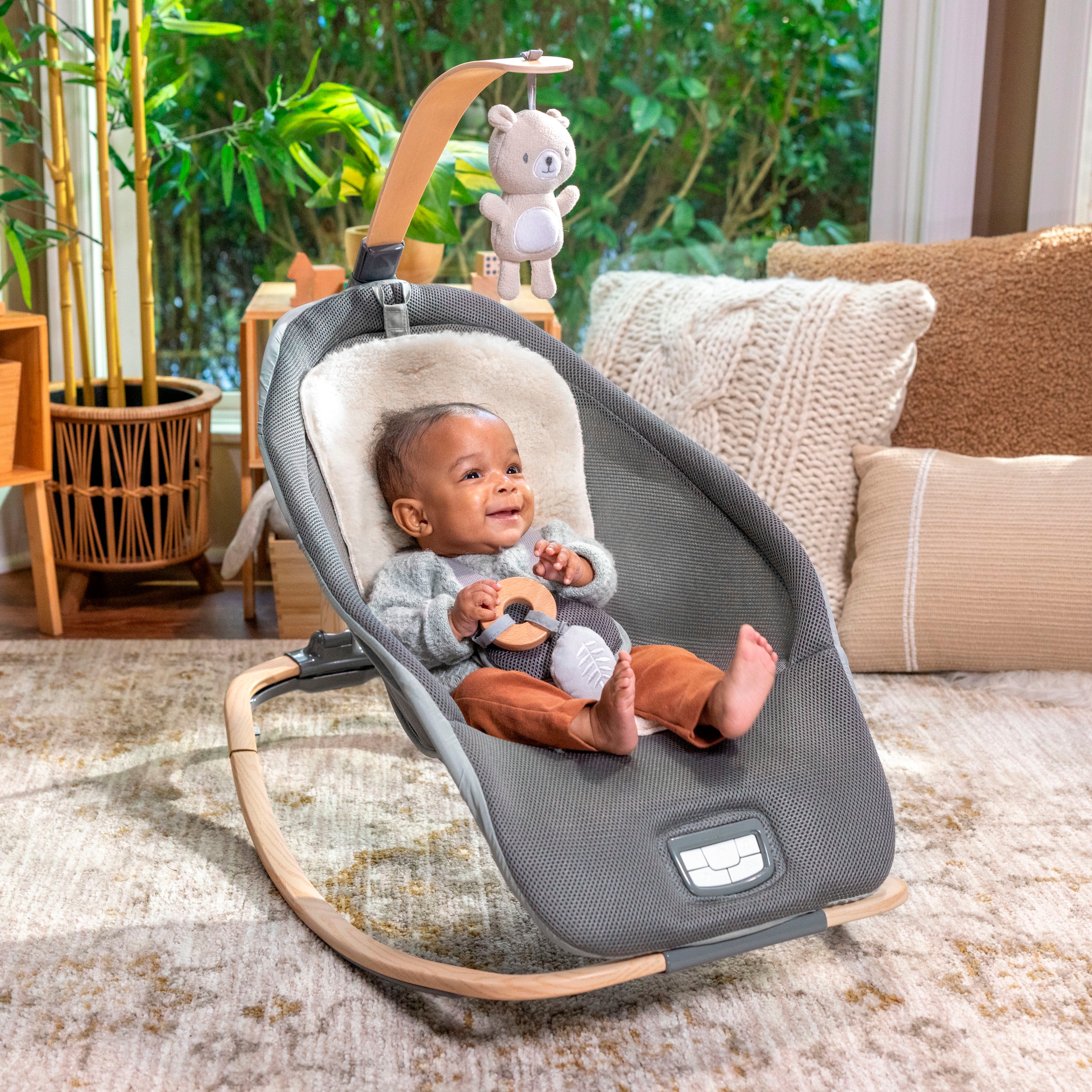 ingenuity Babywippe »Every Season™ Rocking Seat - Wesley™«, bis 18,14 kg, mit Melodien und Geräuschen