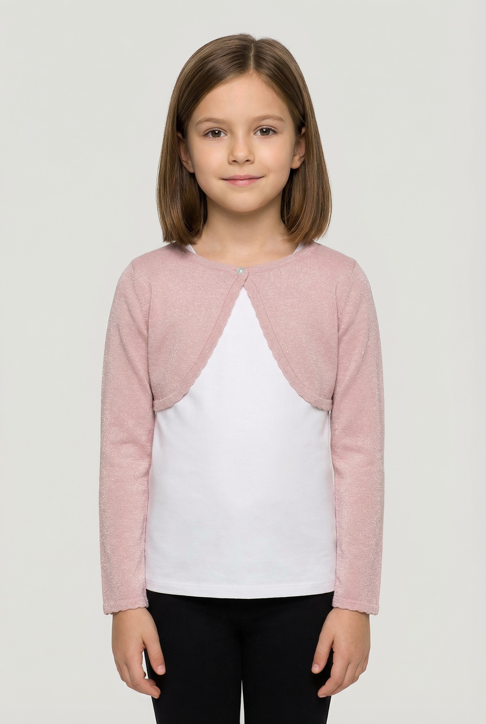 happy girls Bolero im dezenten Glitzerlook und mit gewellten Kanten