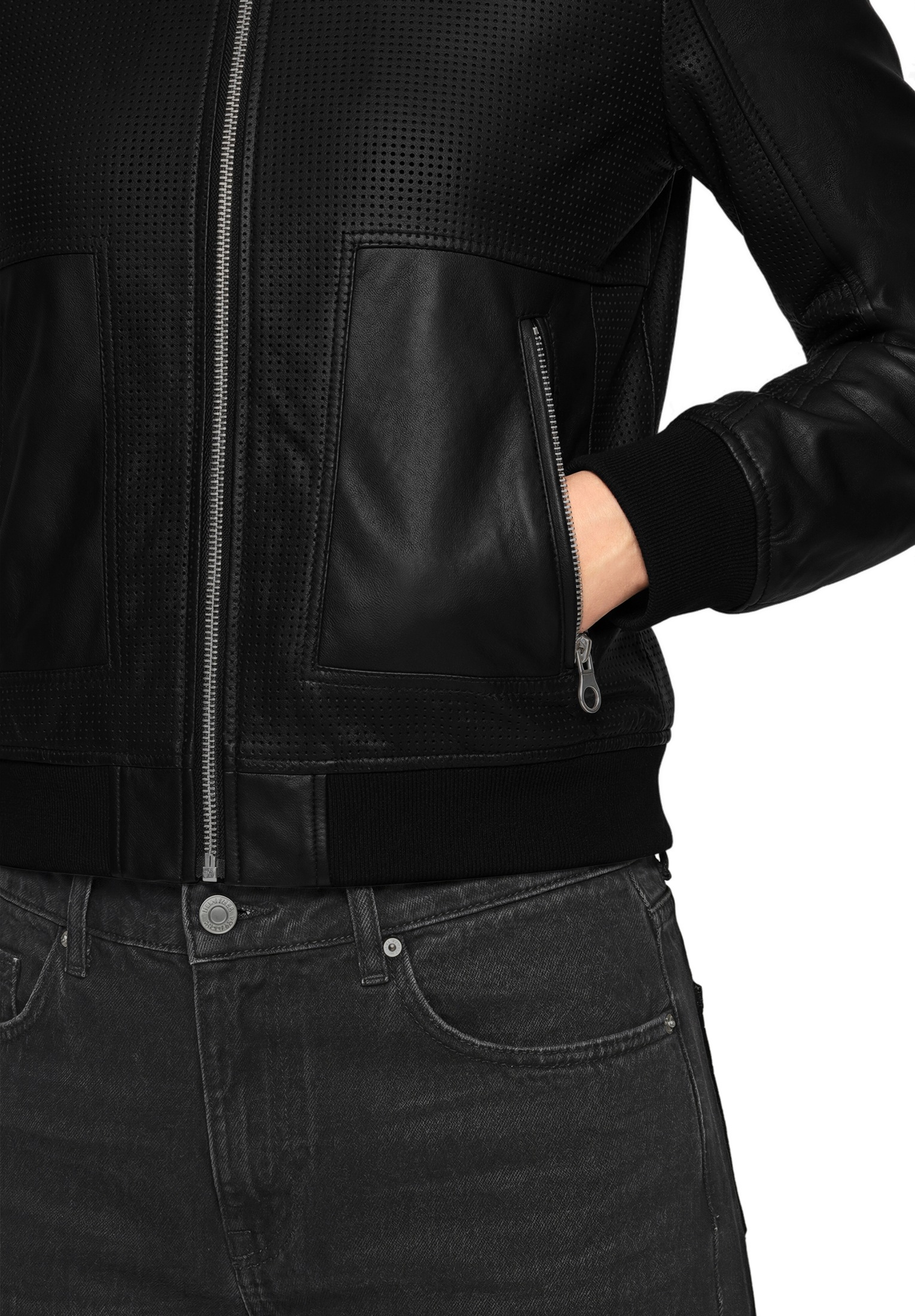 Amber & June Outdoorjacke »Damen mit Kragen«