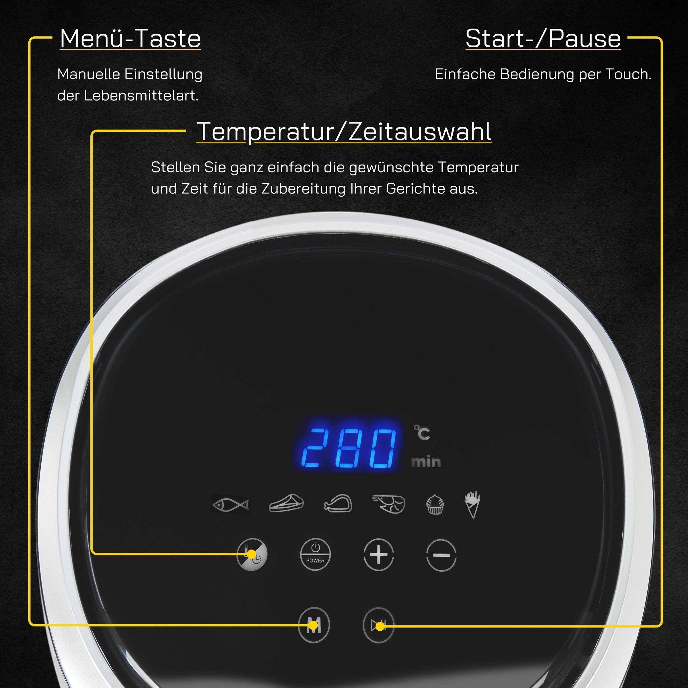 Gutfels Heißluftfritteuse »AIRFRY 3010«, 1300 W