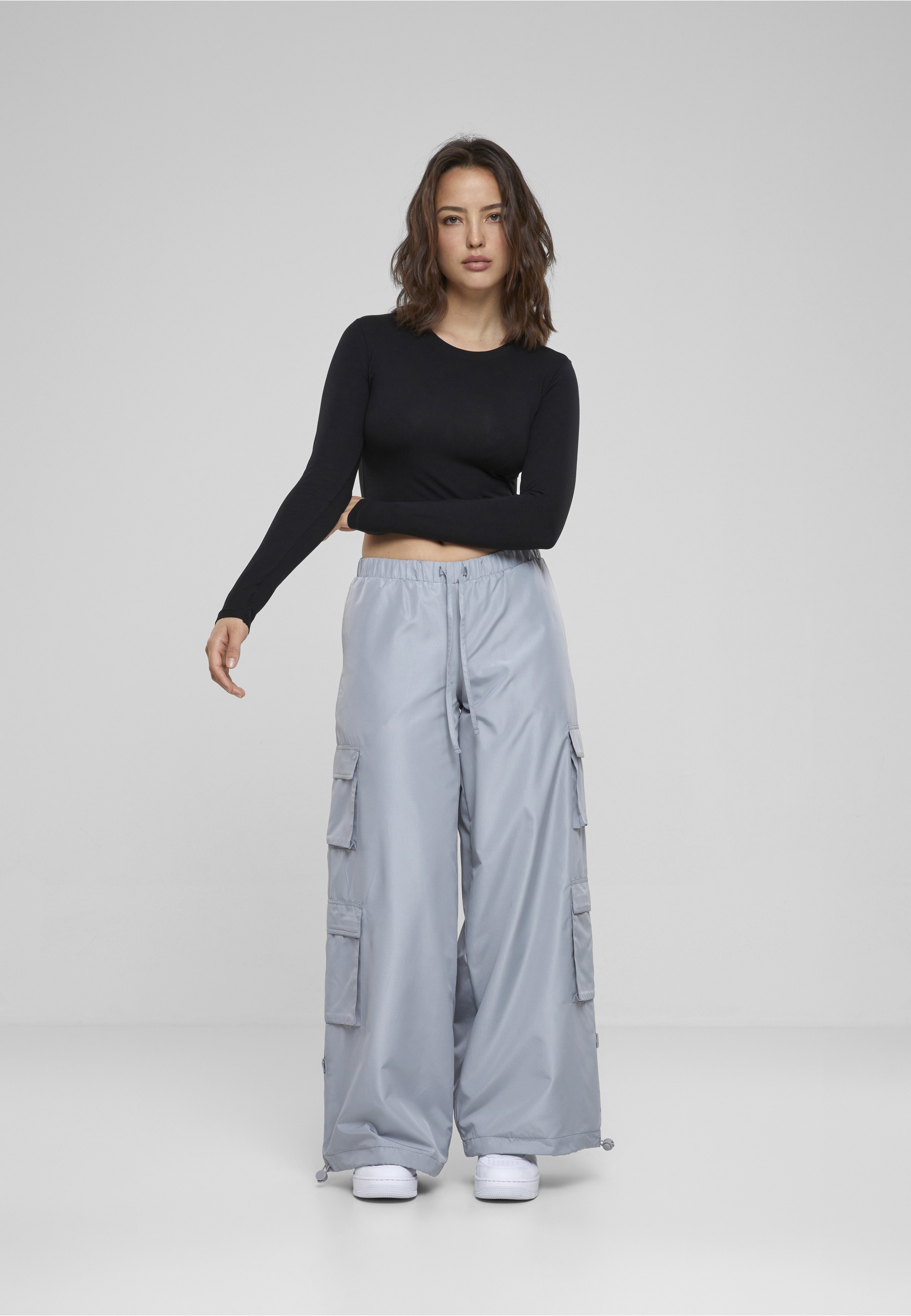 URBAN CLASSICS Cargohose »Urban Classics Damen Ladies Ripstop Double Cargo Pants«