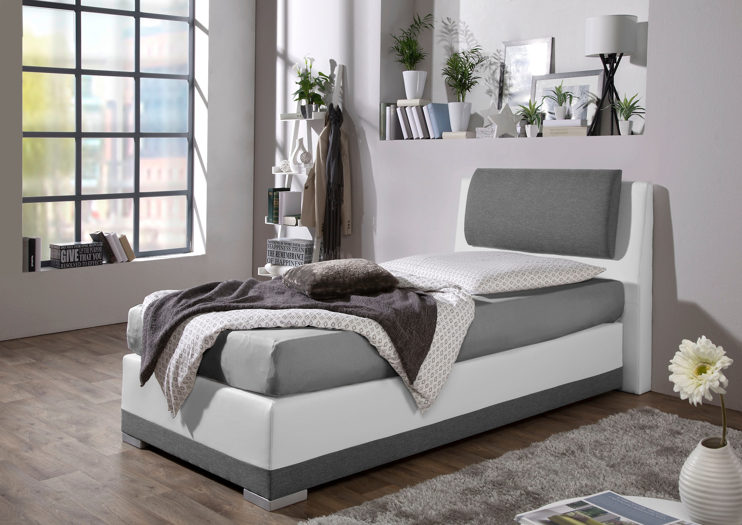 Maintal Boxspringbett, verstellbare Kopfstütze