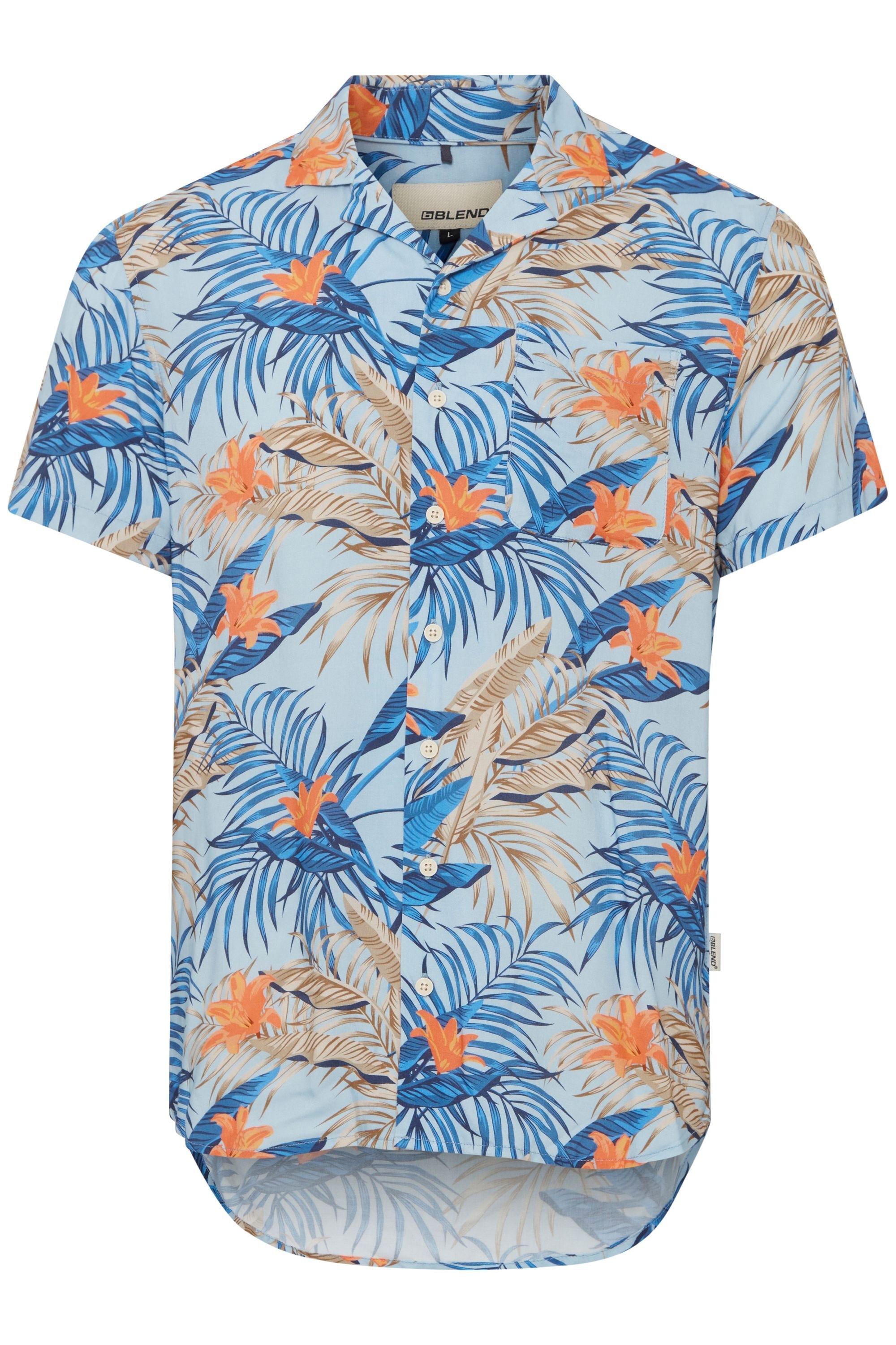 Blend Kurzarmhemd "BHShirt", Stilvolles Hemd mit kurzen Ärmeln günstig online kaufen