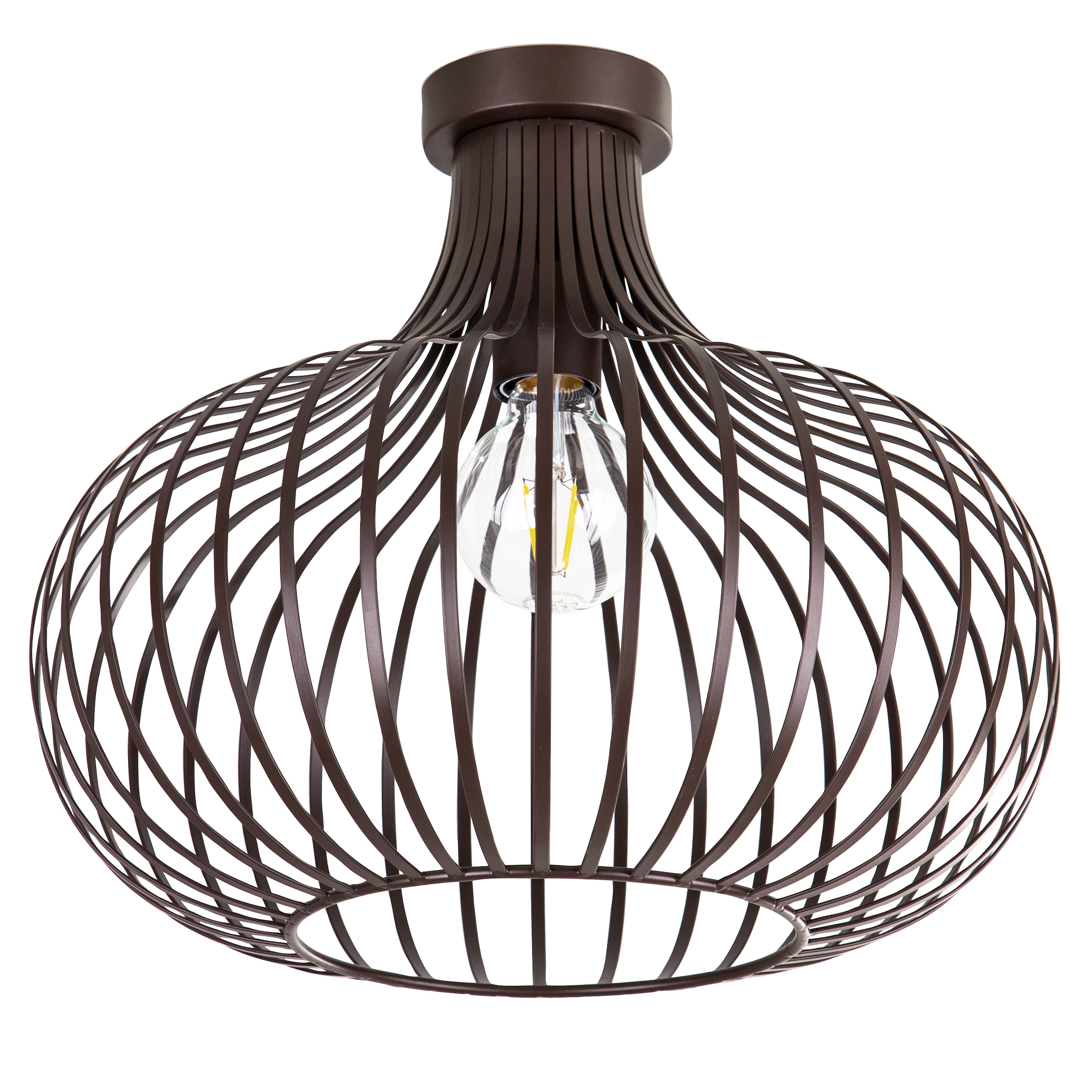 NOWA Deckenleuchte »MATEO«, Leuchtmittel E27 | ohne Leuchtmittel, Deckenlampe/rund/Wohnzimmer/Schlafzimmer/modern