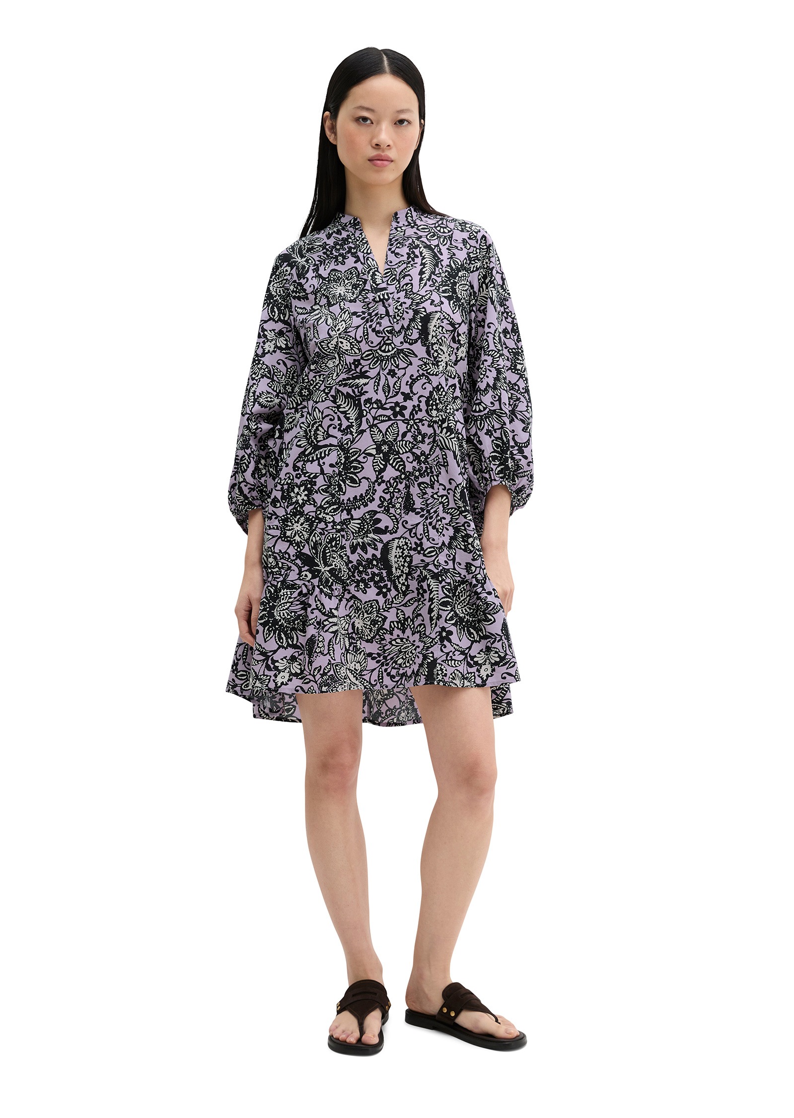 Marc O'Polo Druckkleid »aus bedrucktem Light-Popeline«