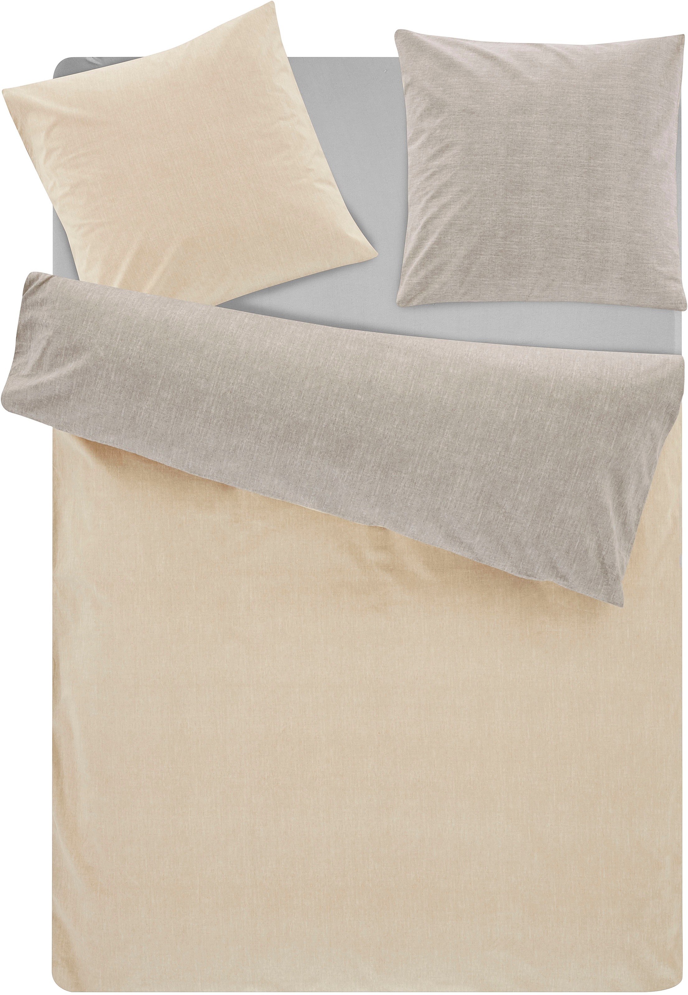 Bruno Banani Wendebettwäsche "Merlin in Gr. 135x200 oder 155x220 cm" 2 Stk. günstig online kaufen