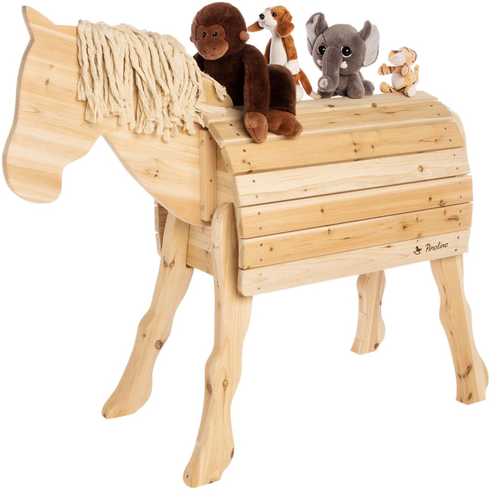 Pinolino® Stehpferd »Niels, natur«, aus Holz, für draußen