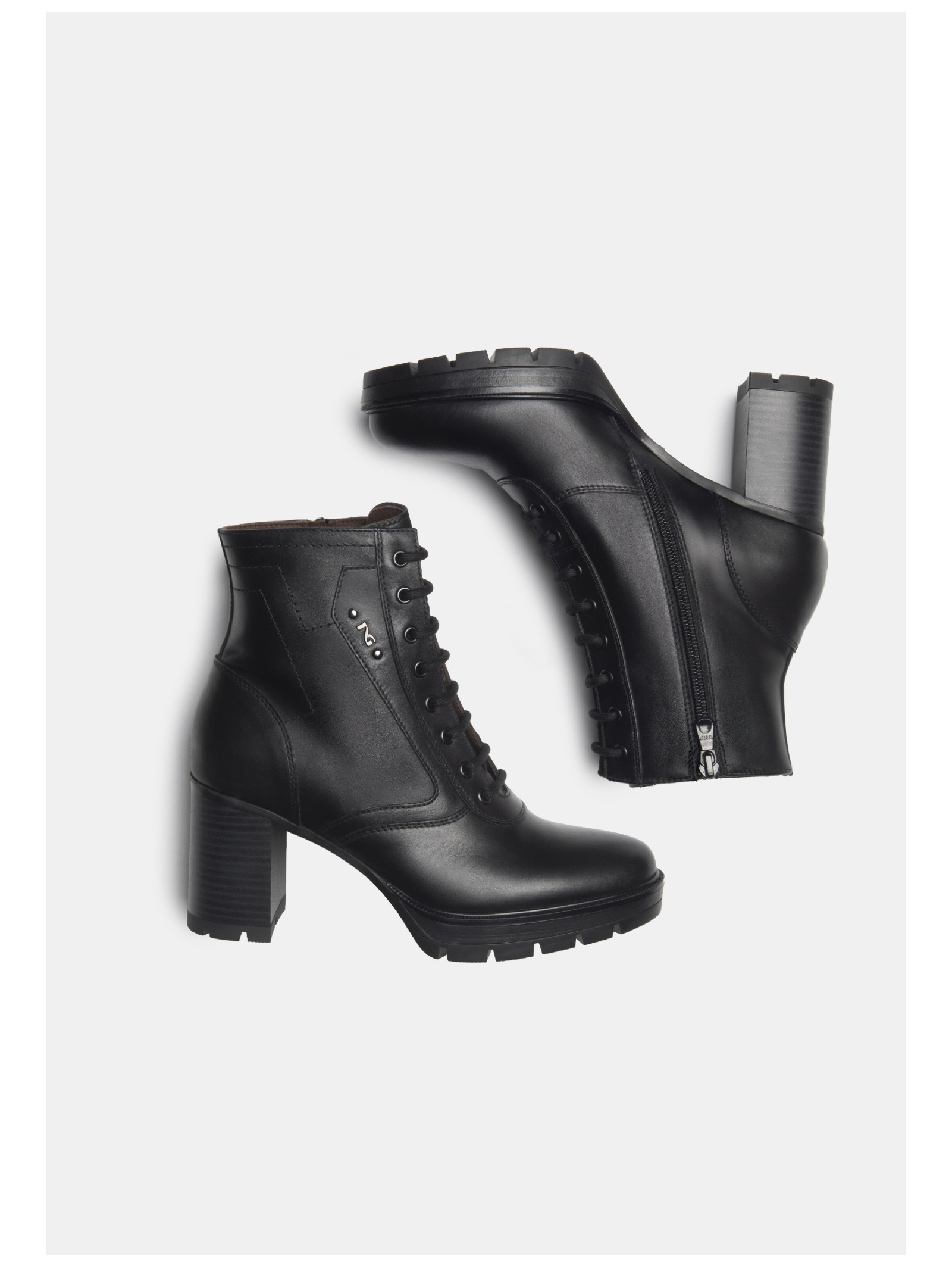 Nero Giardini High-Heel-Stiefelette »Nero Giardini Stiefelette Leder«